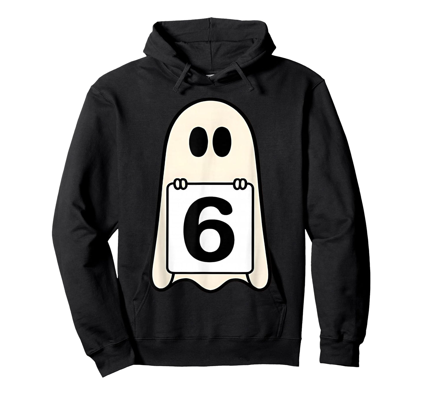 Spooky Number 6 Matching Halloween Costume Group Meme Ghost T-Shirt