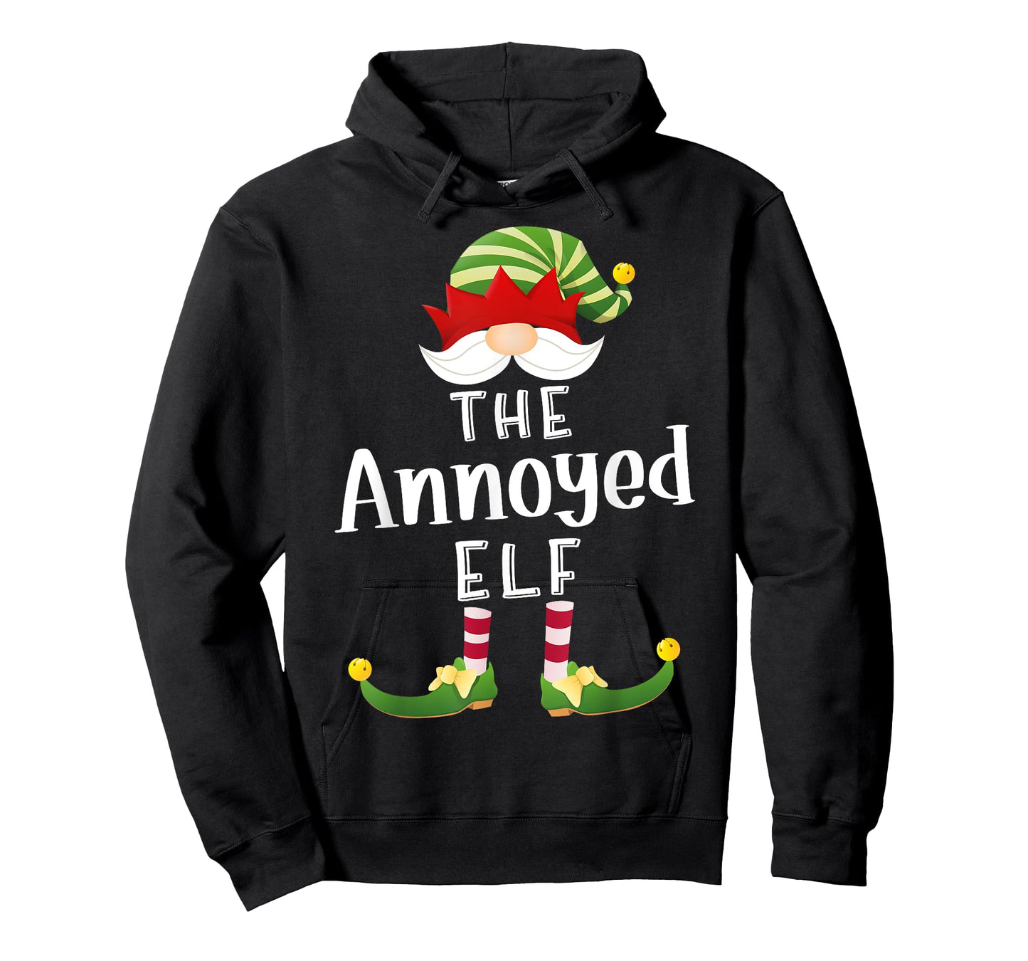 Annoyed Elf Group Christmas Funny Pajama Party T-Shirt