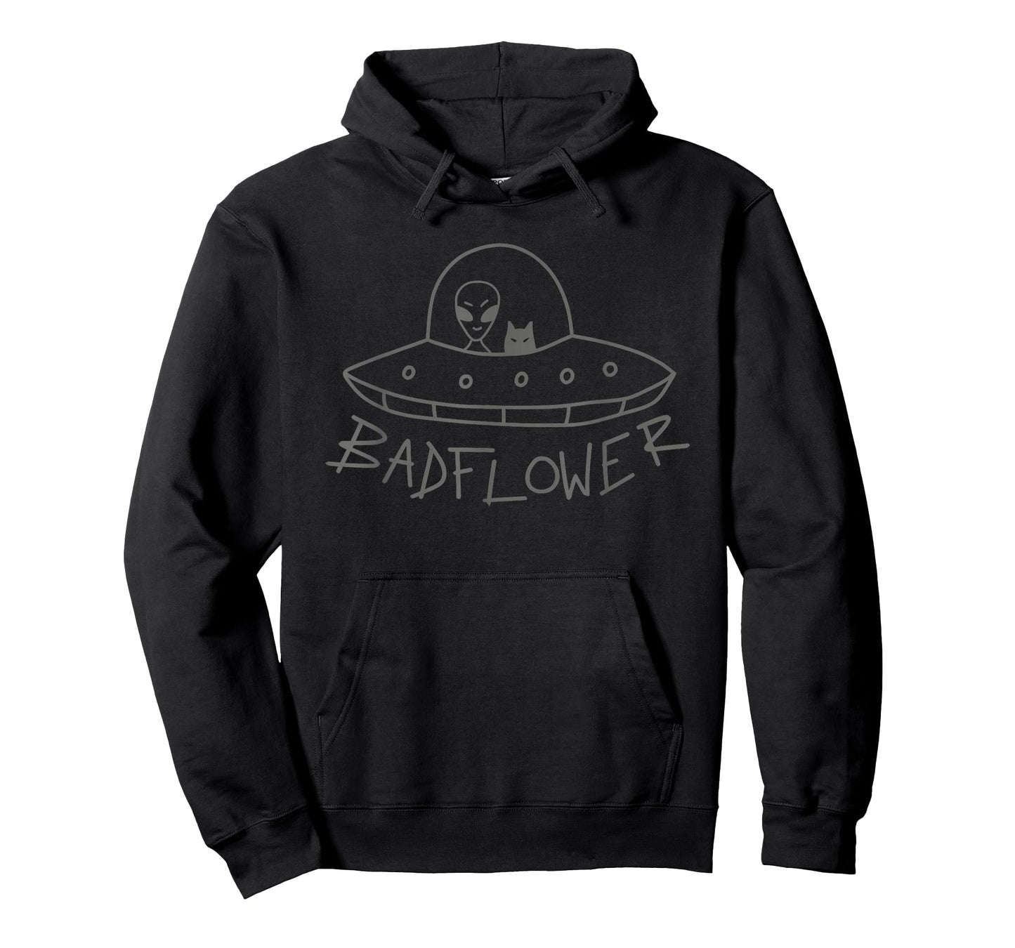 Badflower Alien Cat Funny For Men Women T-Shirt