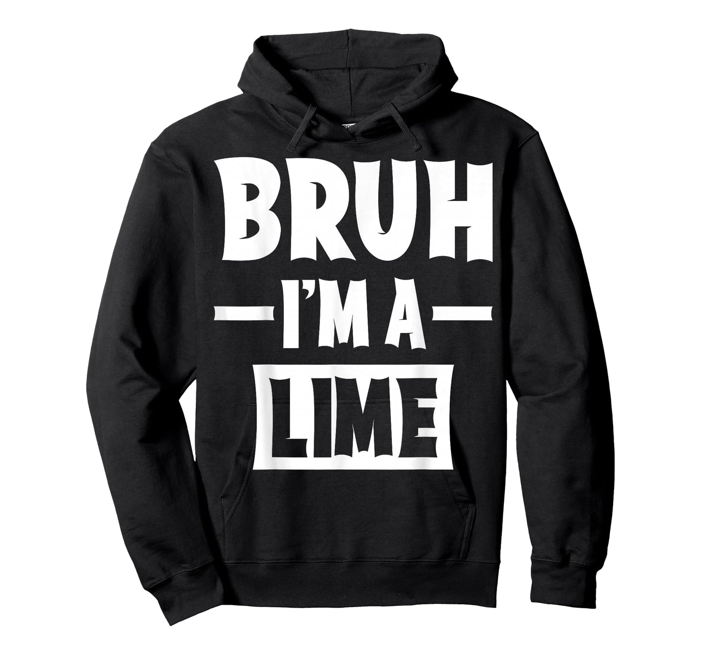 Bruh I'm A Lime Funny Lazy Halloween Costume Party T-Shirt