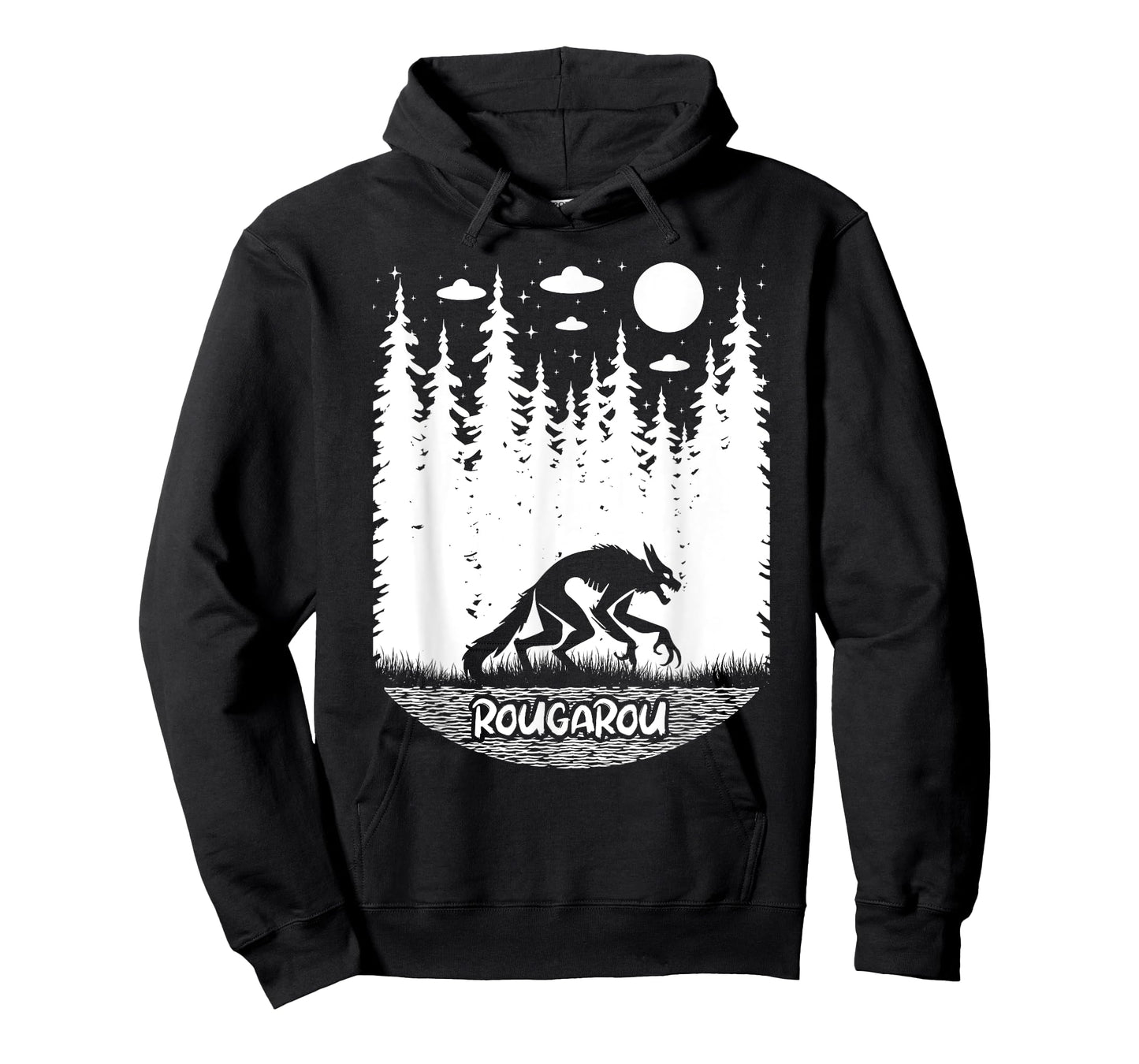Funny Cryptid Rougarou Ufos Folklore Creature Cryptozoology T-Shirt
