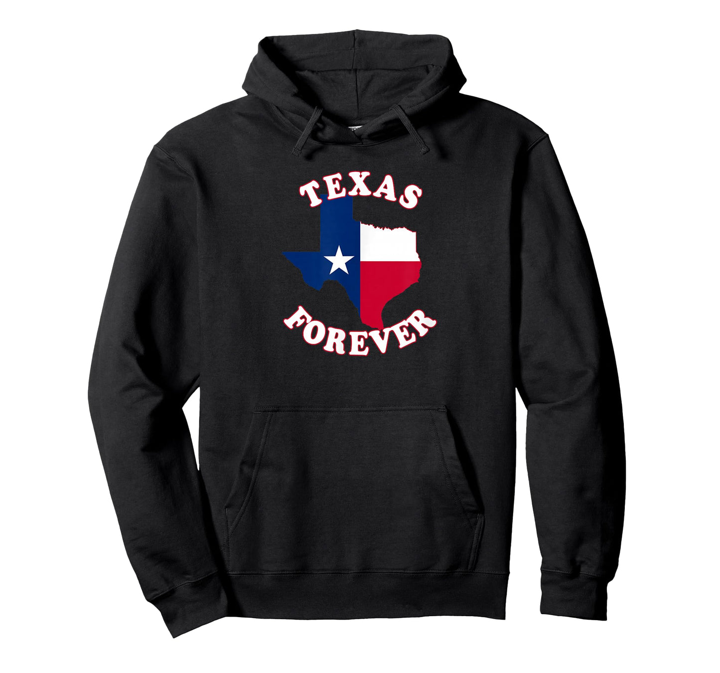 Texas Forever with State Outline and Flag T-Shirt