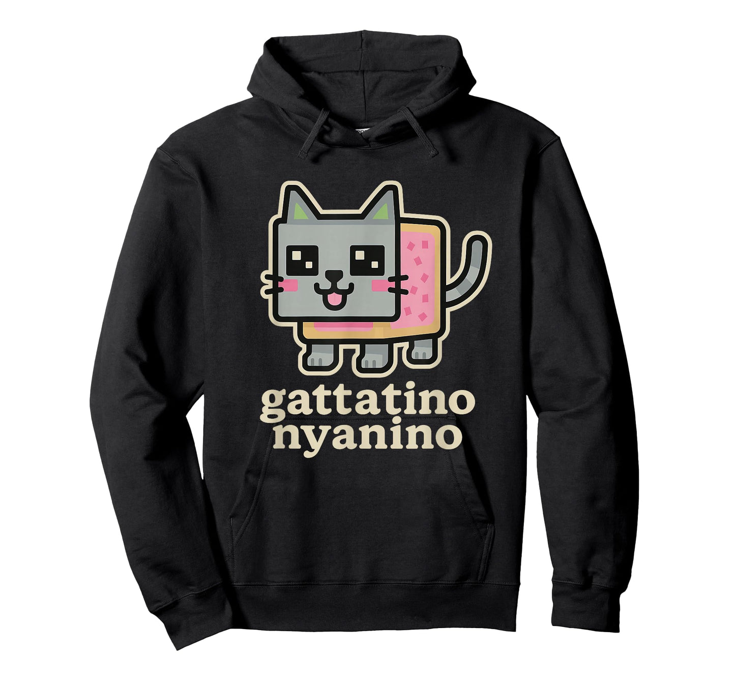 Gattatino Nyanino - Funny Cat Brainrot Gamer Teen Kids Meme T-Shirt