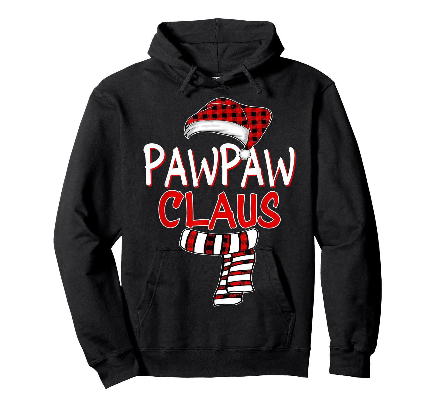 Grandpa Christmas Santa Claus Red plaid Shirt, Pawpaw Claus T-Shirt