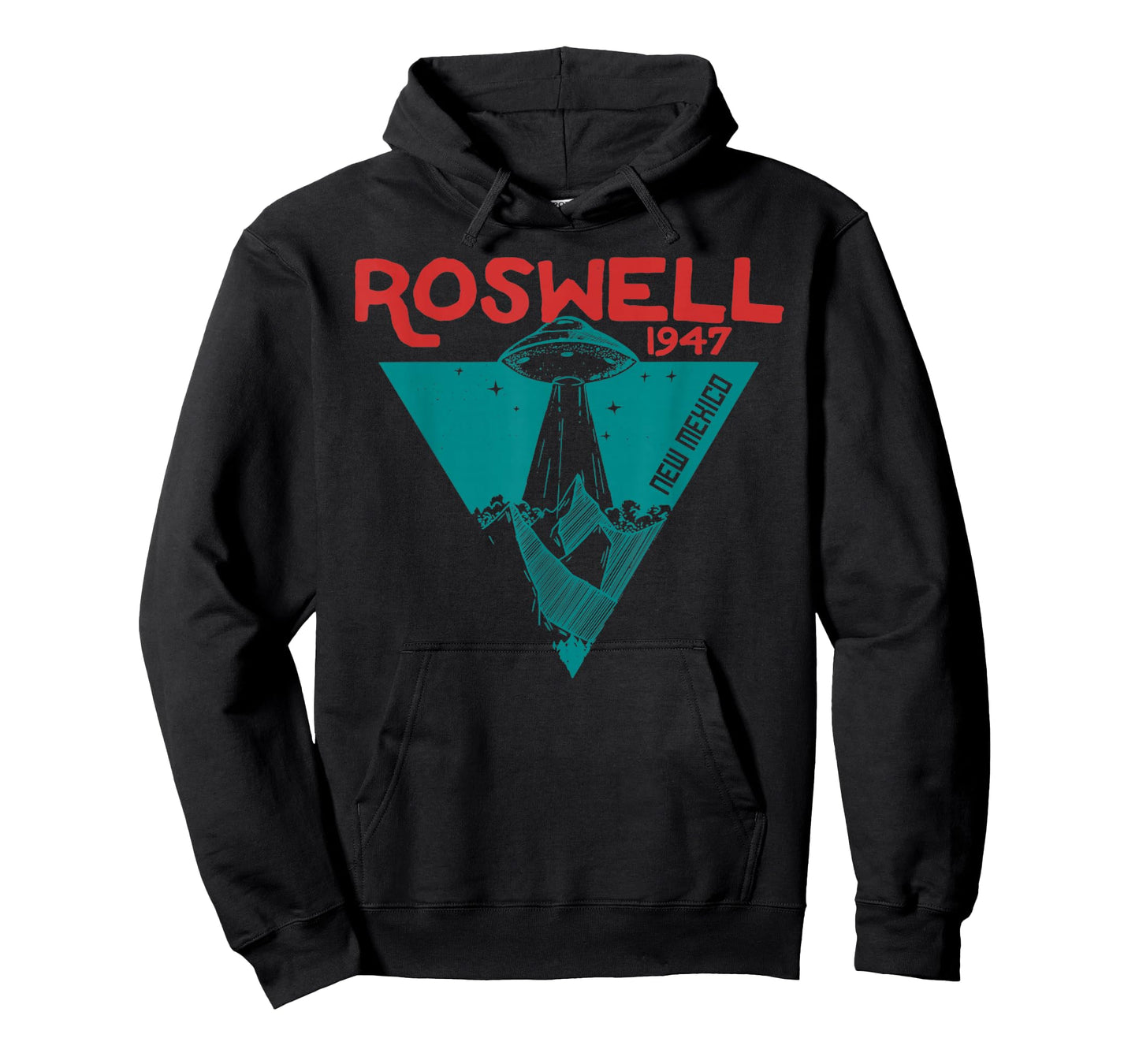 Roswell New Mexico 1947 Ufo Beam Flying Road Vintage T-Shirt
