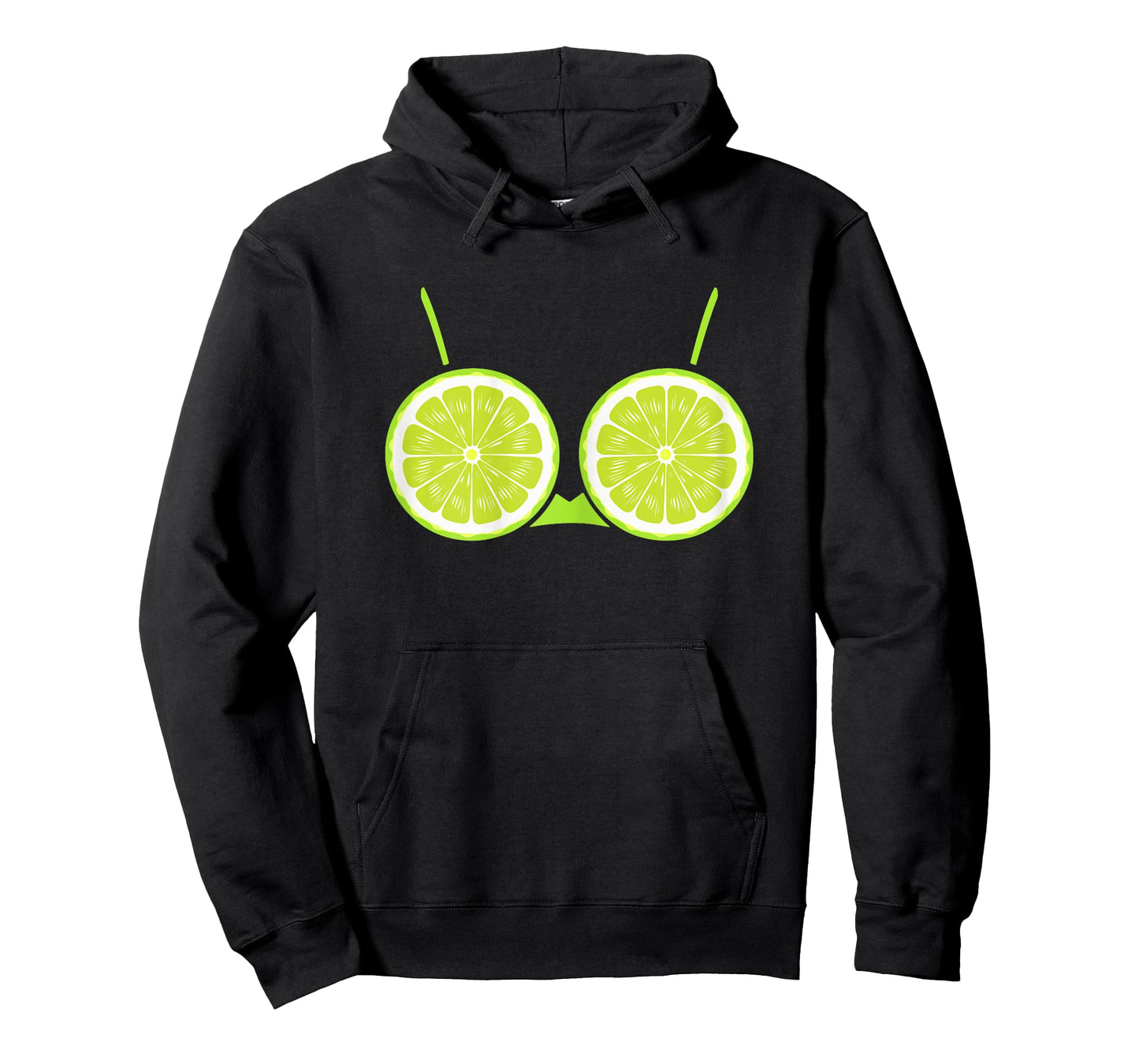 Lime Bra Costume Cute Easy Fruit Funny Halloween Women Girls T-Shirt