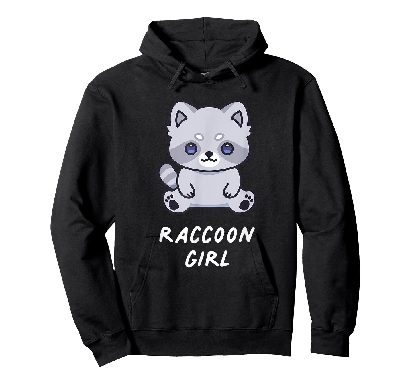 Raccoon Girl Funny Cute Kawaii Lover Aesthetic Family T-Shirt