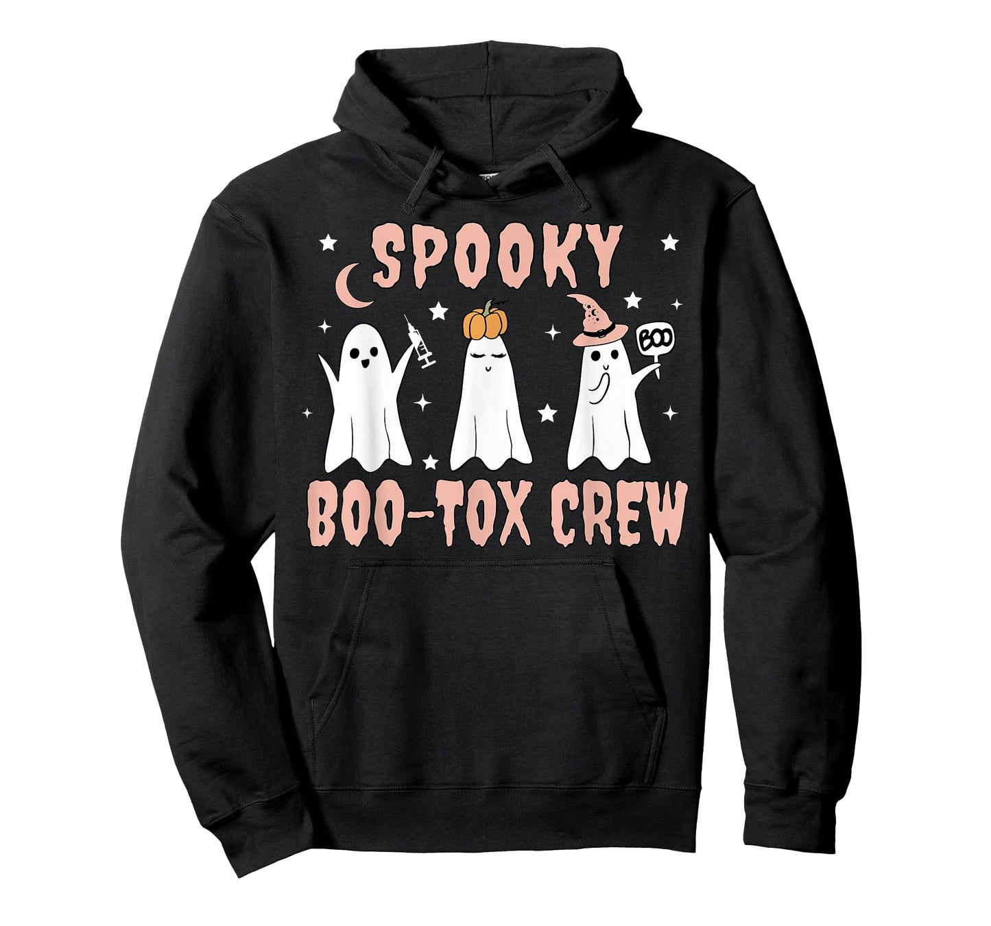 Ghost Spooky Boo-tox Crew Aesthetic Nurse Injector Halloween T-Shirt