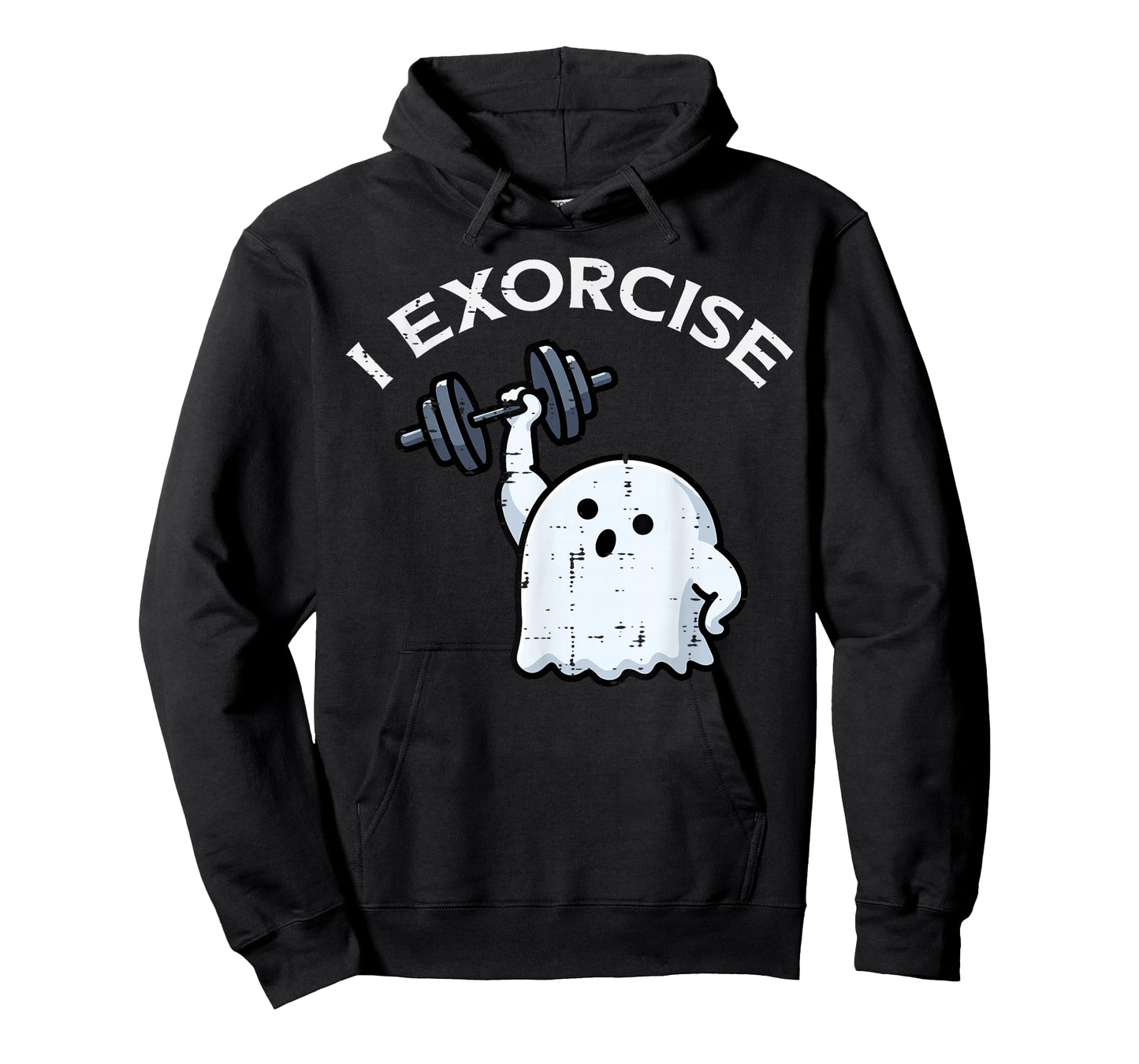 Halloween Workout I Exorcise Ghost Gym Fitness Men Women T-Shirt
