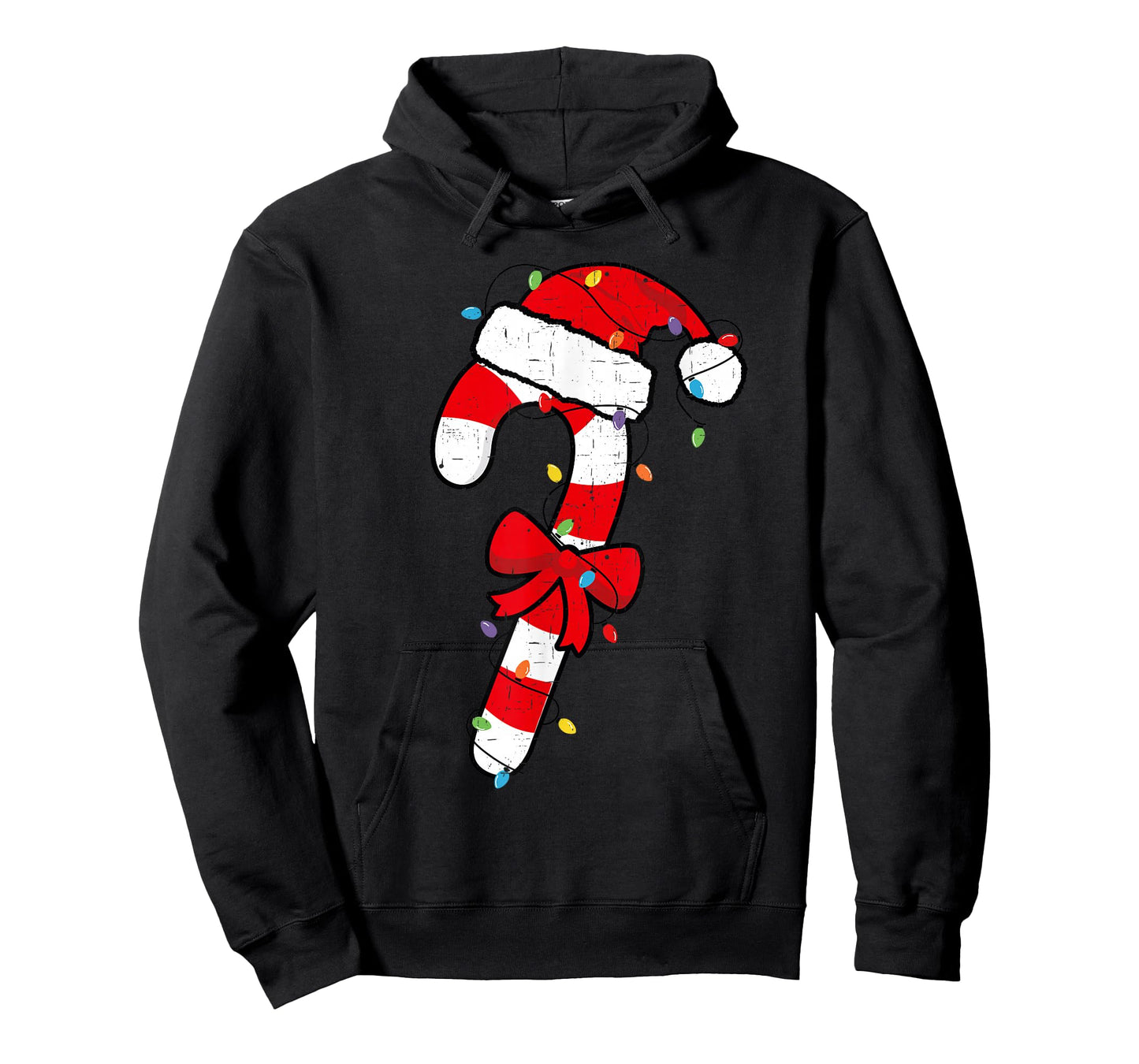 Christmas Candy Cane Santa Xmas Kids Toddler Youth Women Men T-Shirt