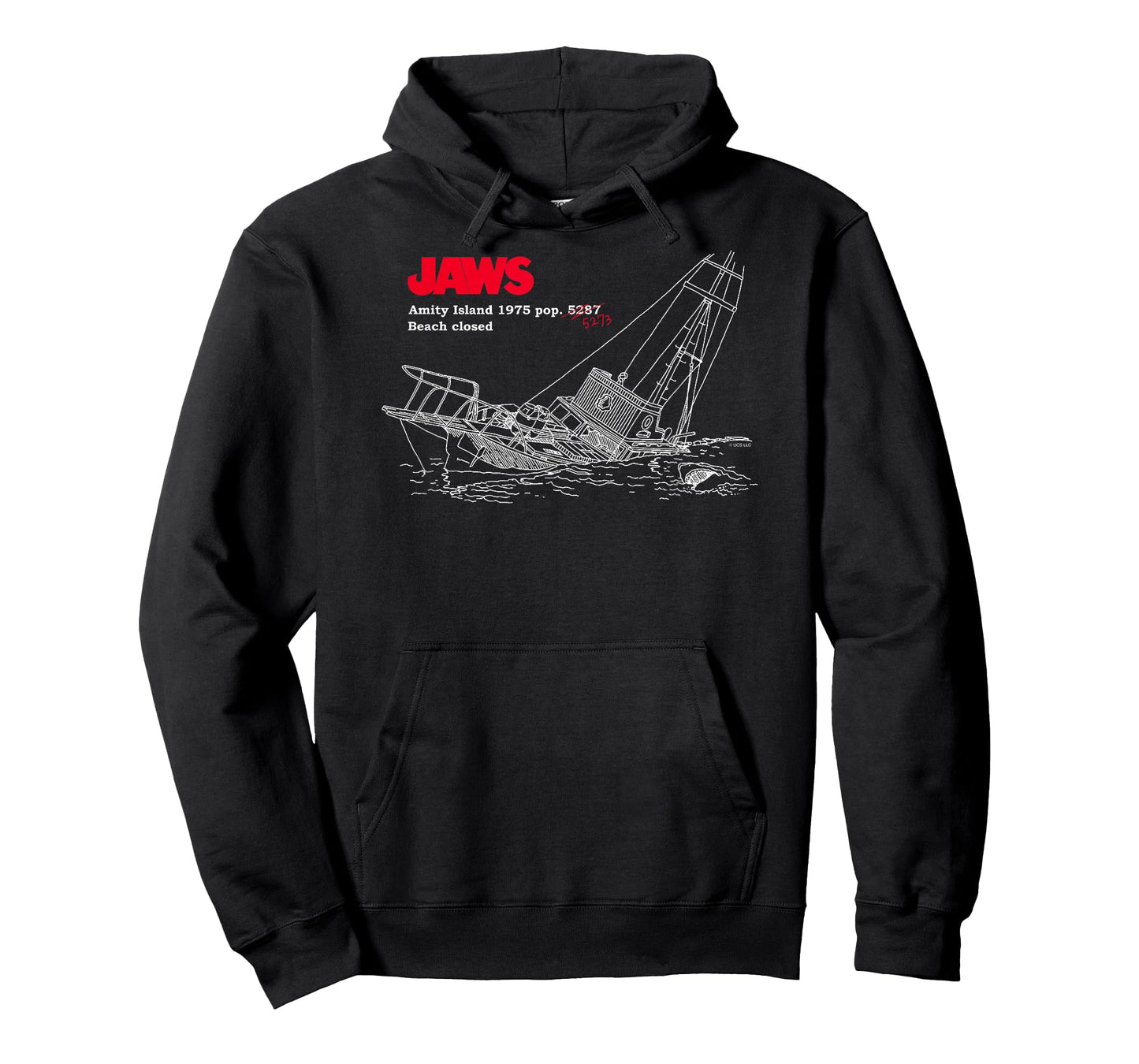 Jaws Amity Island Boat T-Shirt