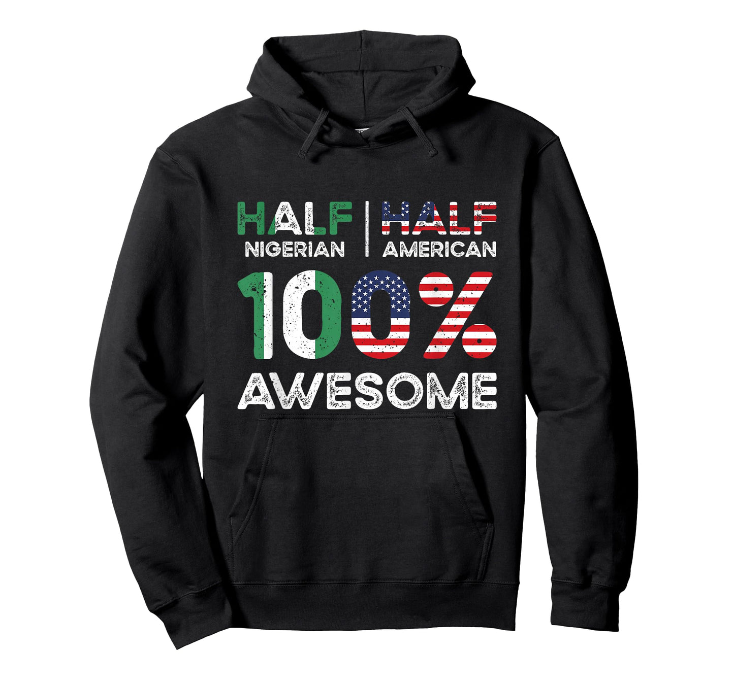 Nigerian American Patriot USA Grown Nigeria US Flag T-Shirt