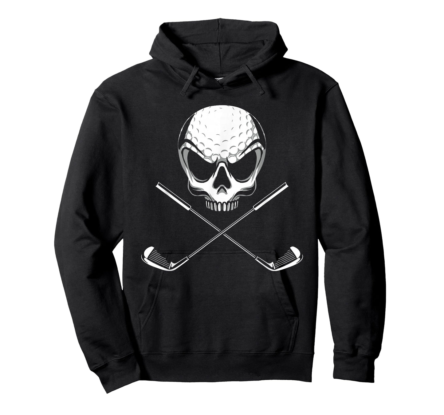 Skull Golf Ball Golf Clubs - Halloween Golfing Golfer Golf T-Shirt