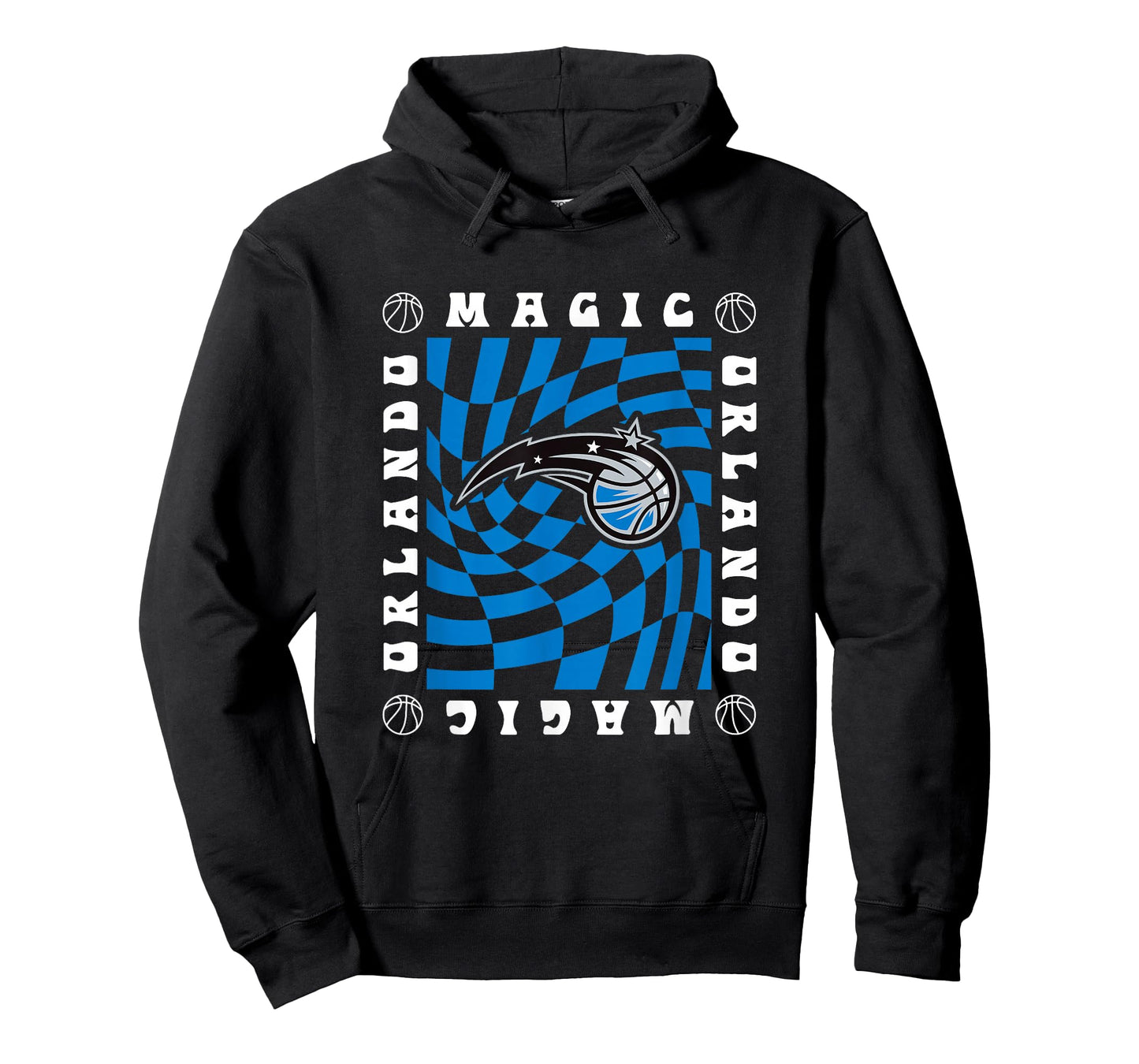 NBA Orlando Magic Retro Checkerboard Wave T-Shirt