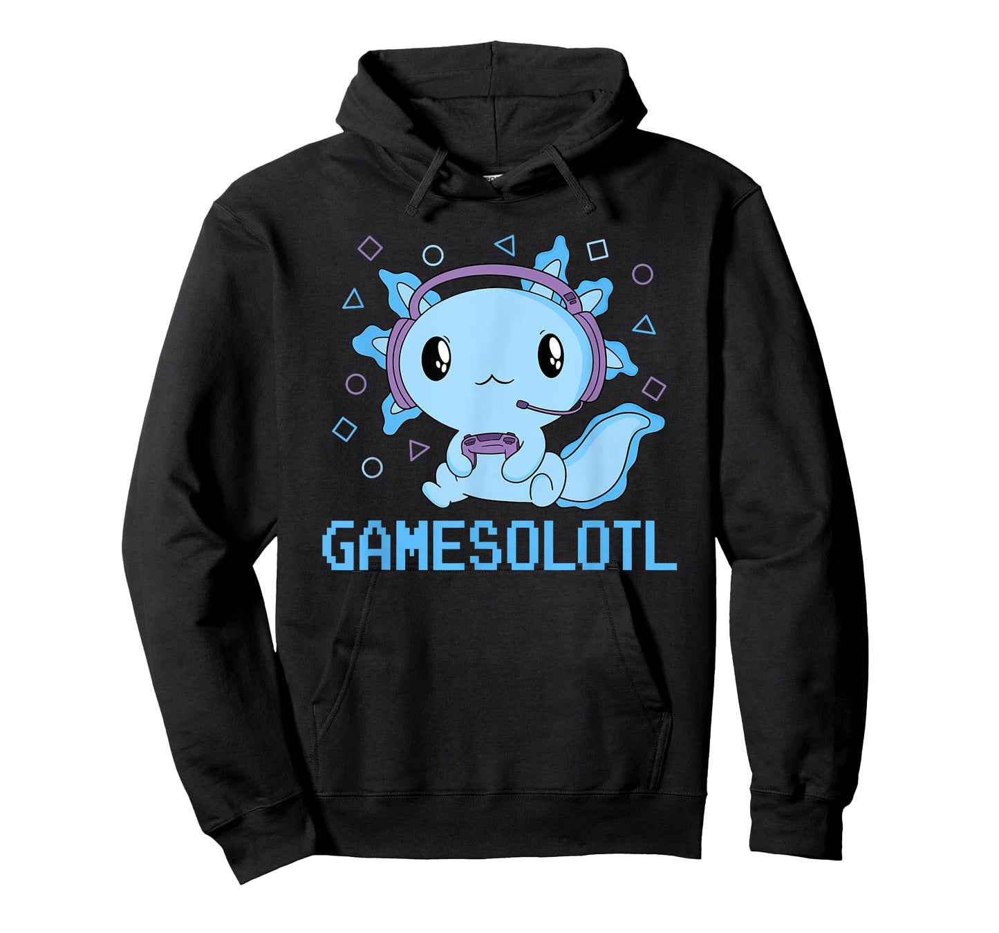 Funny Gamesolotl Kawaii Gaming Axolotl Video Gamer Boys Kids T-Shirt