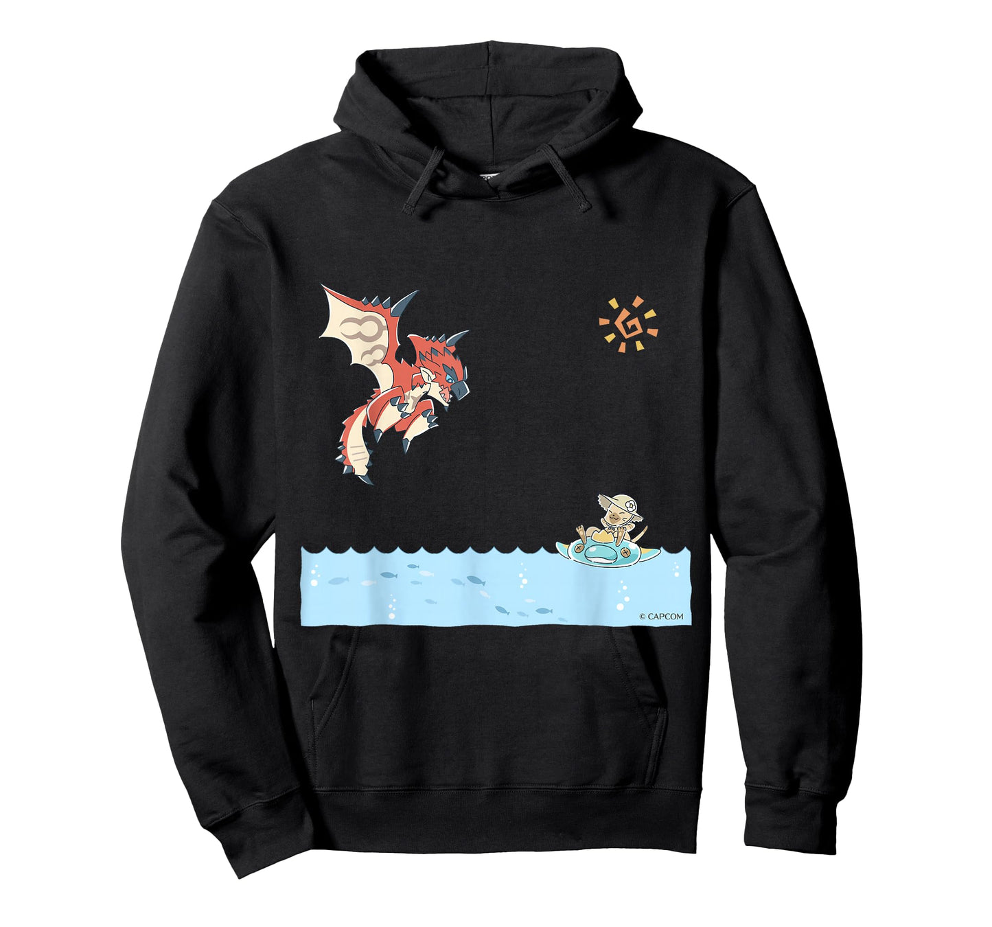 Monster Hunter Rathalos & Swimming Felyne T-Shirt