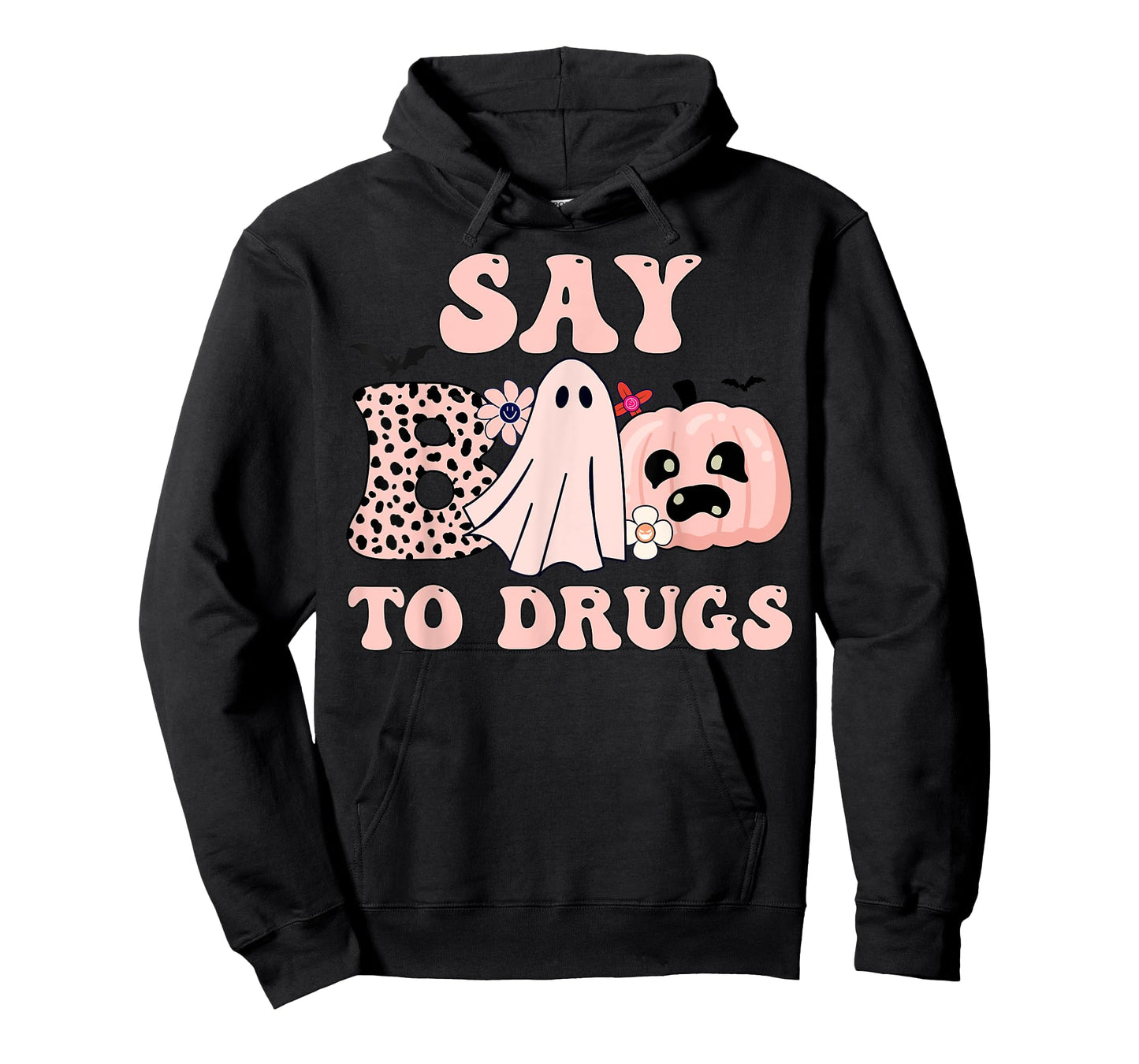 Say Boo To Drugs Halloween Funny Red Ribbon Week Awareness T-Shirt
