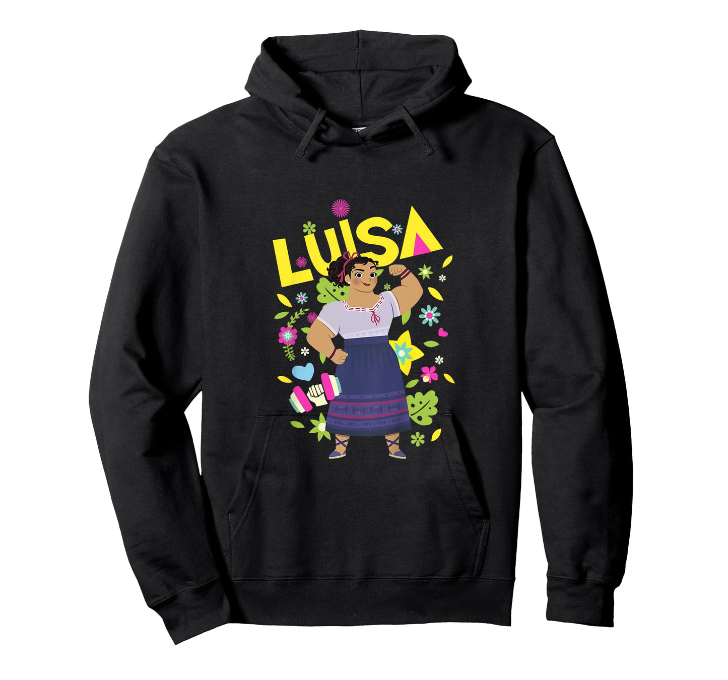 Kids Disney Encanto Luisa Strong Woman Floral Toddler Youth T-Shirt