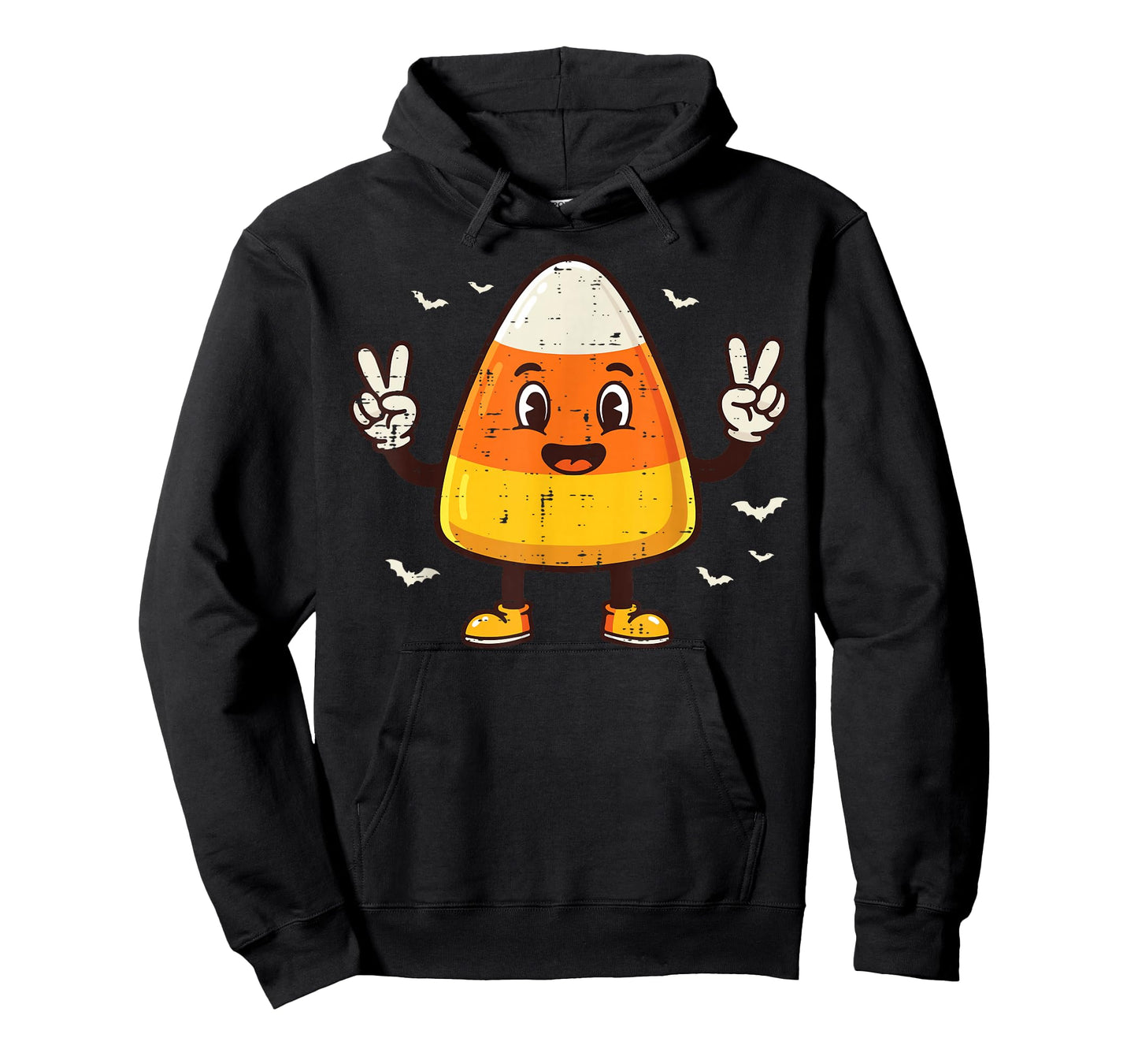 Halloween Candy Corn Peace Cute Costume Boys Kids Women Men T-Shirt