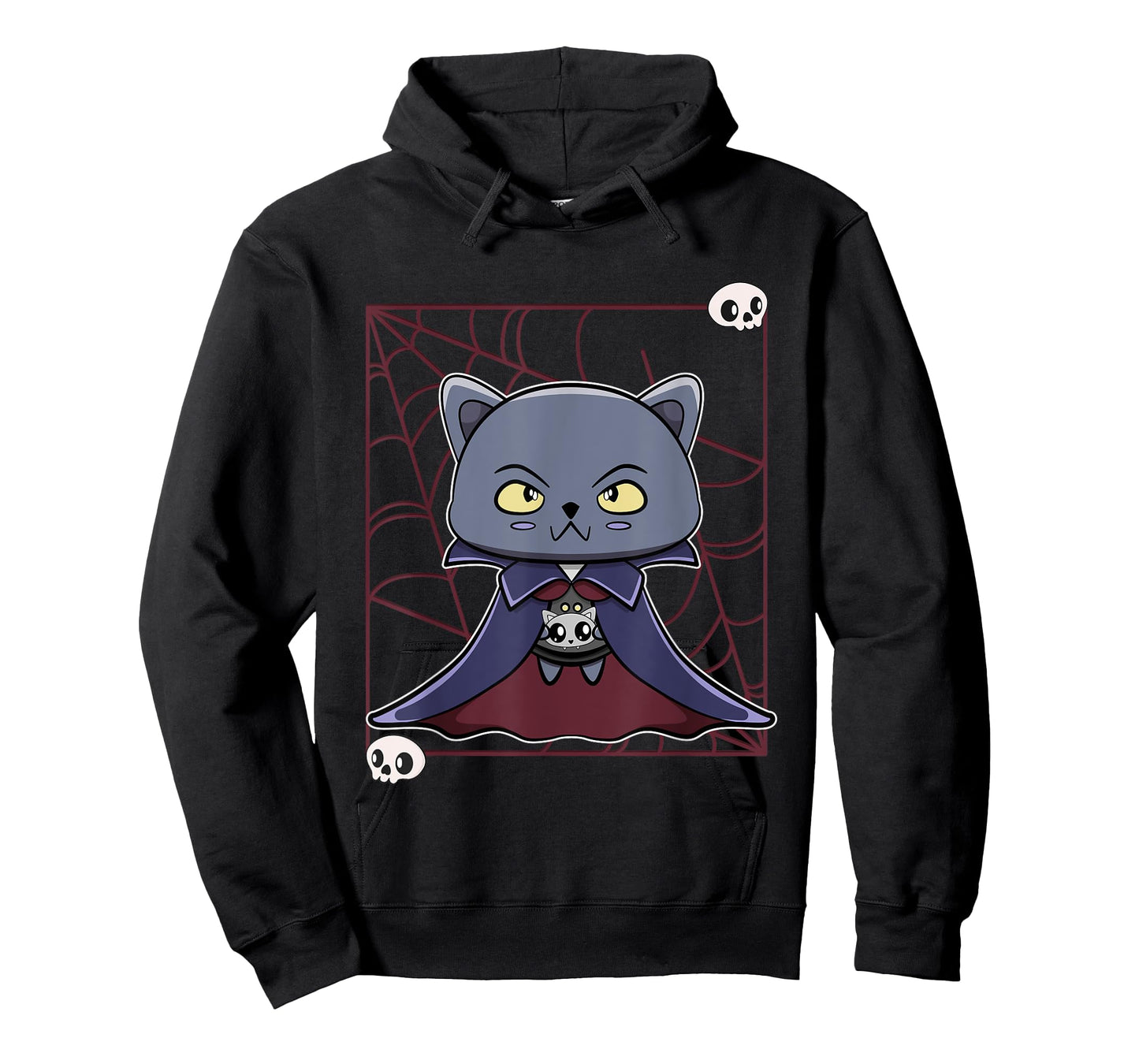 Black Cat Vampire Dracula And Monster Item For Halloween T-Shirt