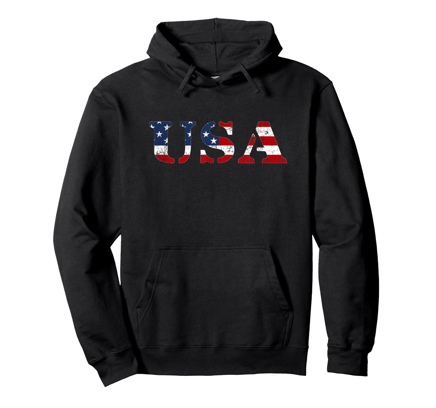 USA Distressed US Flag Patriotic Fourth of July America T-Shirt