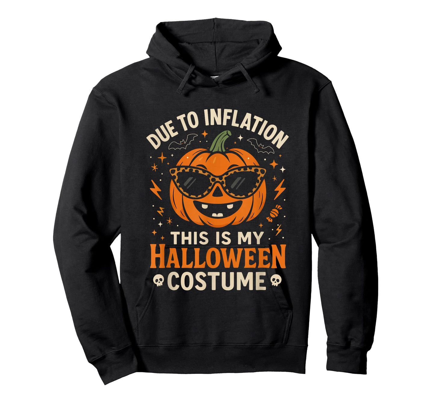 Due to Inflation Funny Pumpkin Halloween Costume T-Shirt