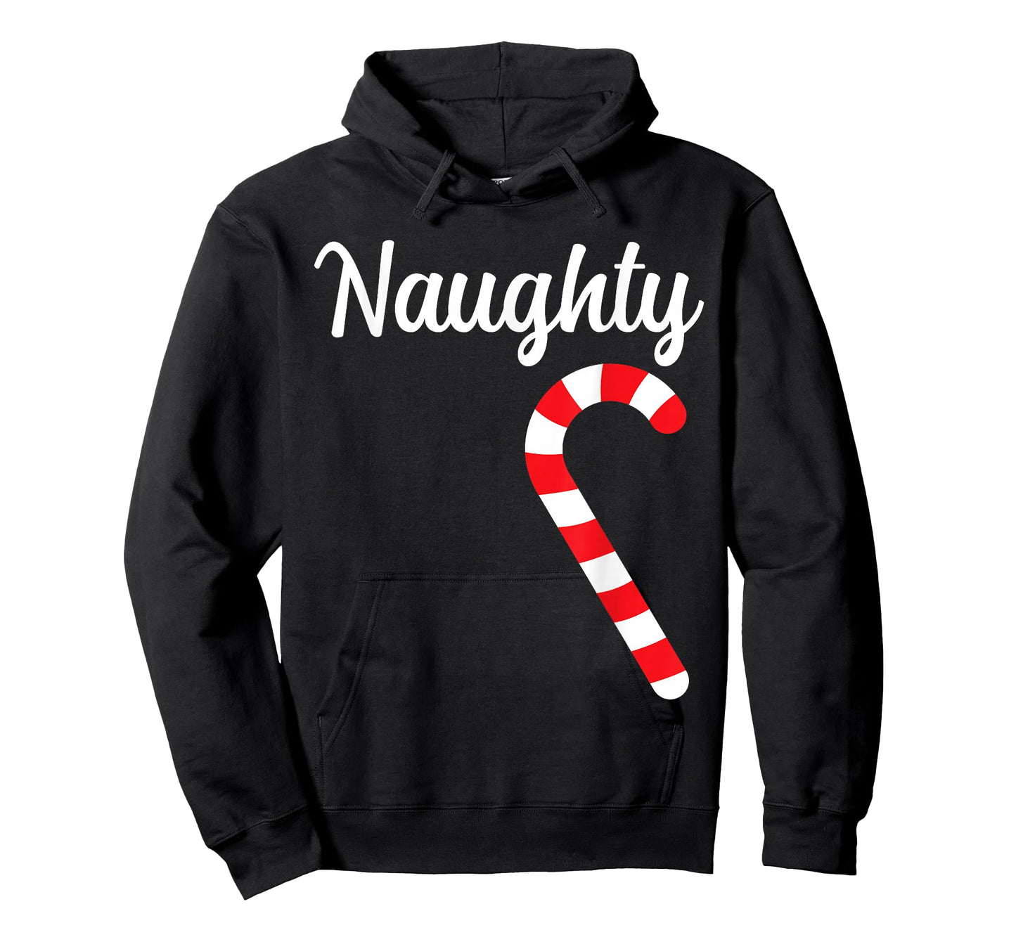 Matching Naughty and Nice Couples Christmas Pajamas T-Shirt
