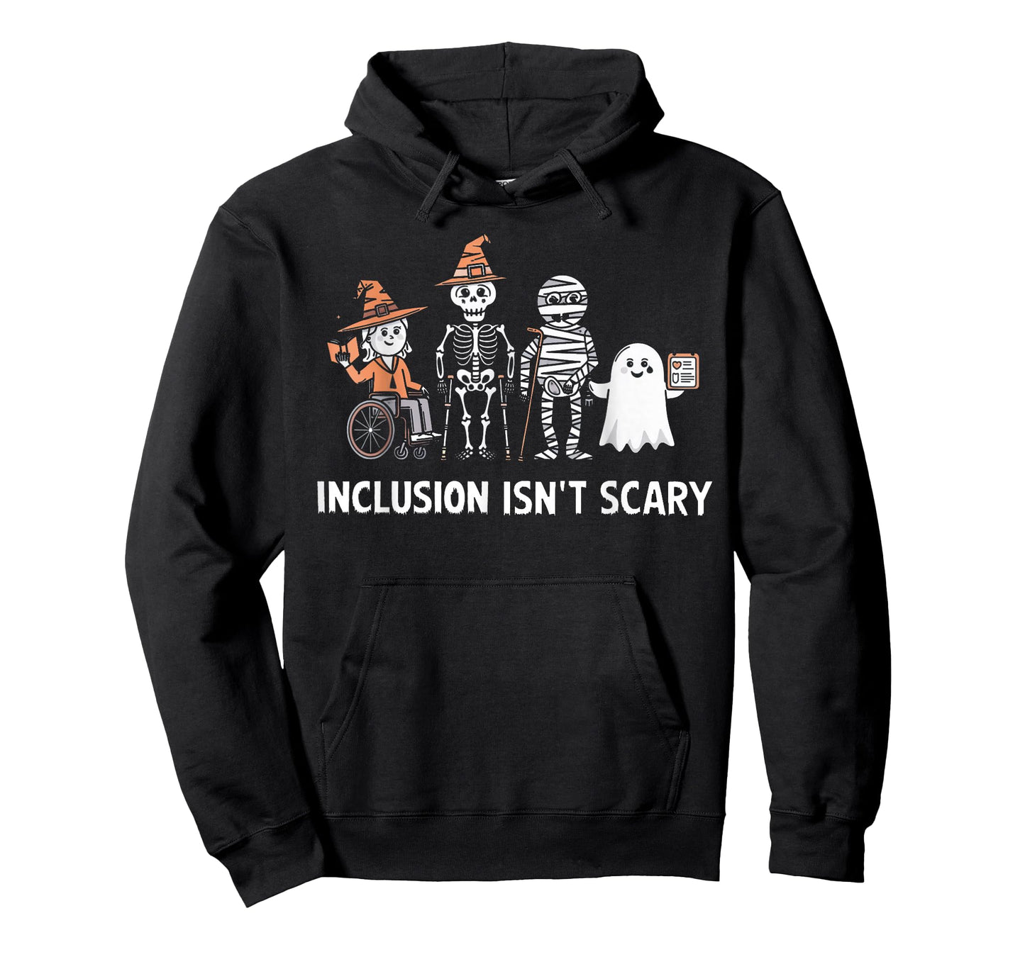 Inclusion Isn't Scary SLP Halloween Costume Sped Teacher T-Shirt