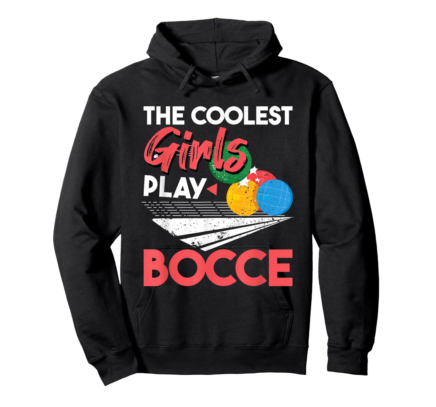 Cool Girls Play Italian Bocce, Women Bocce Ball Player T-Shirt