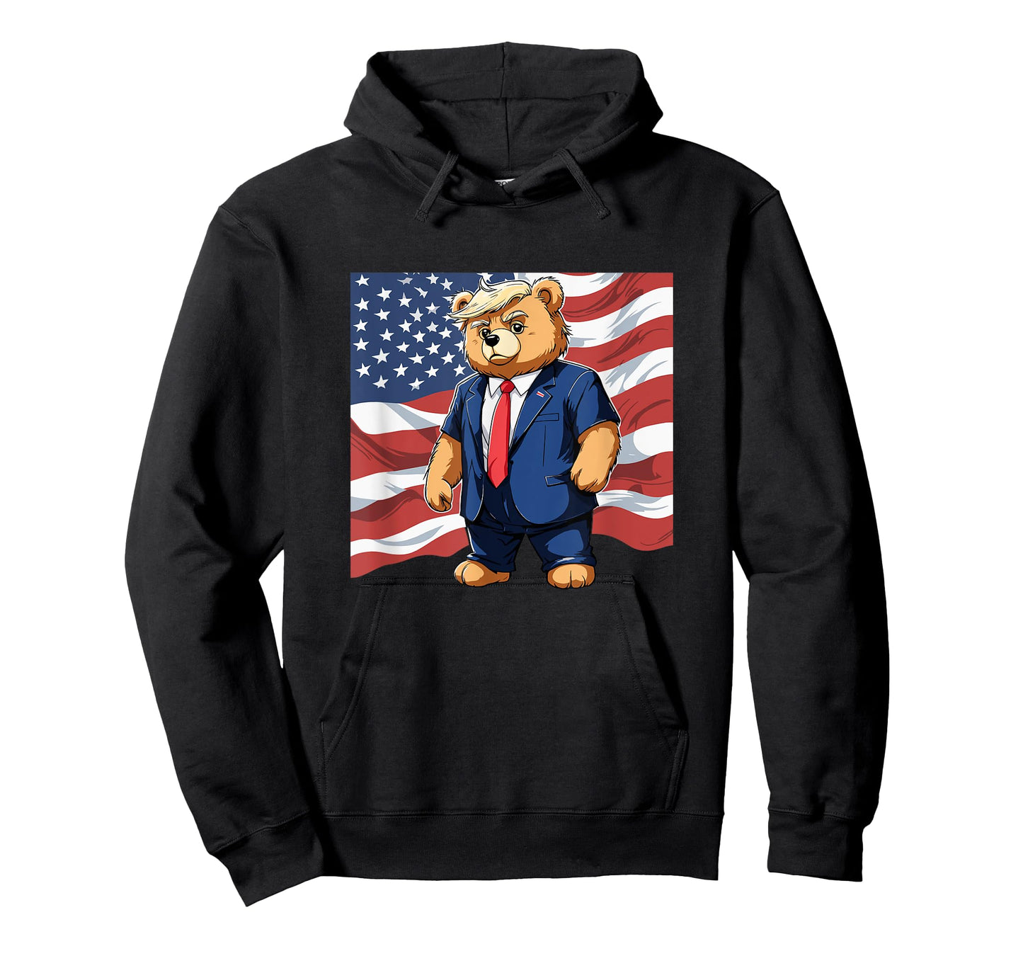 Trump Teddy Bear USA Flag Patriot Supporter T-Shirt