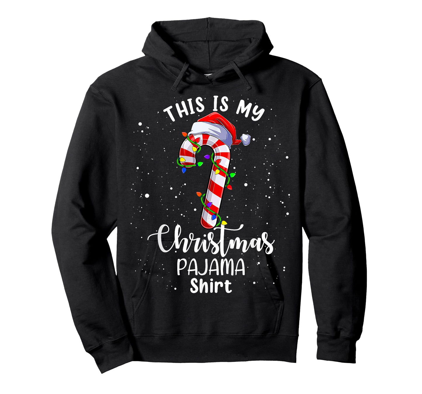 This Is My Christmas Pajama Shirt Candy Cane Kids Boys Girls T-Shirt