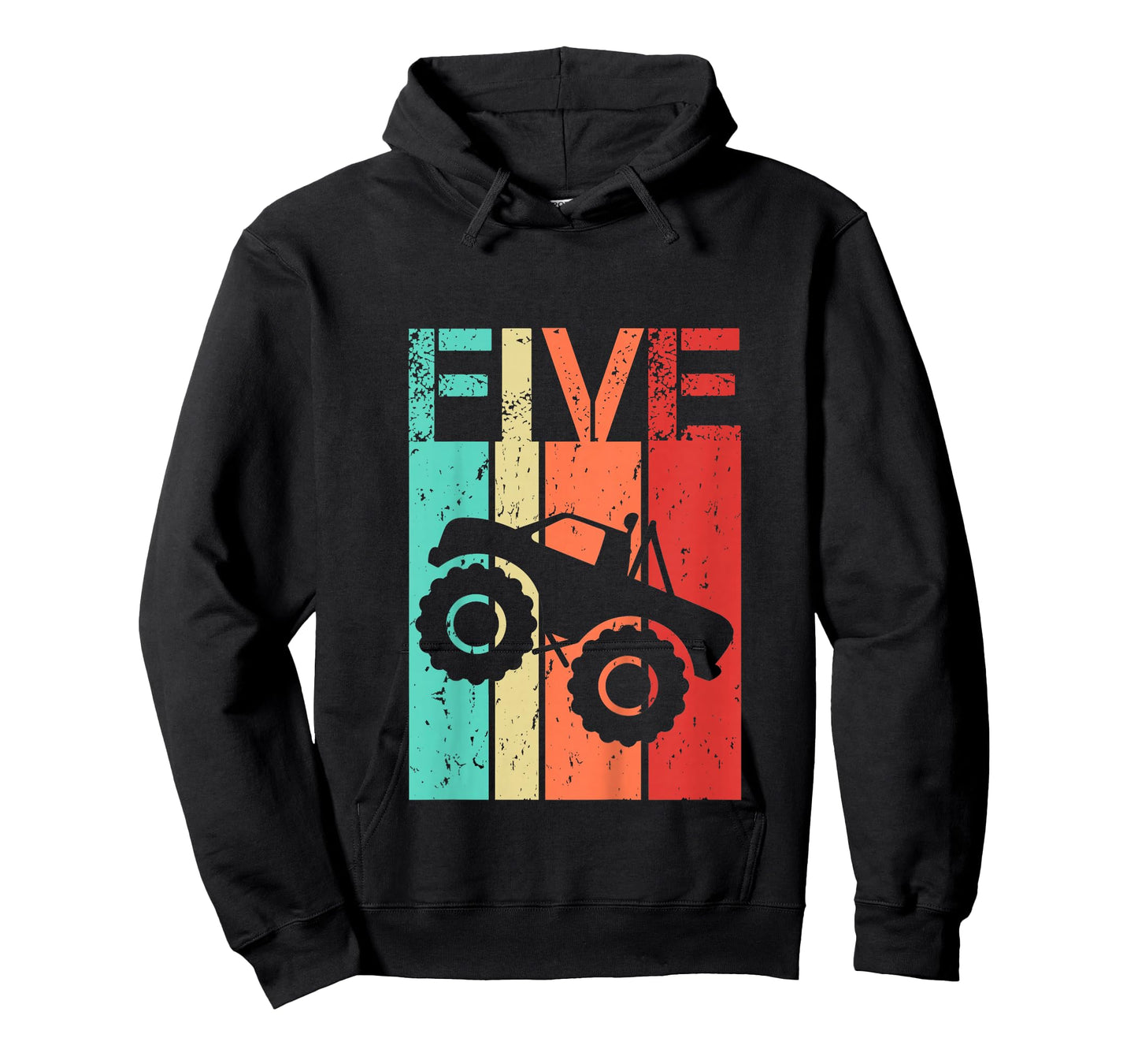 5 Year Old Monster Truck Birthday 5th Birthday Boy Girl T-Shirt