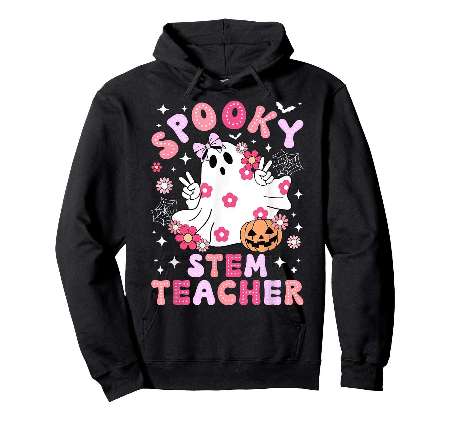 Spooky STEM Teacher Halloween STEM Teacher Groovy T-Shirt