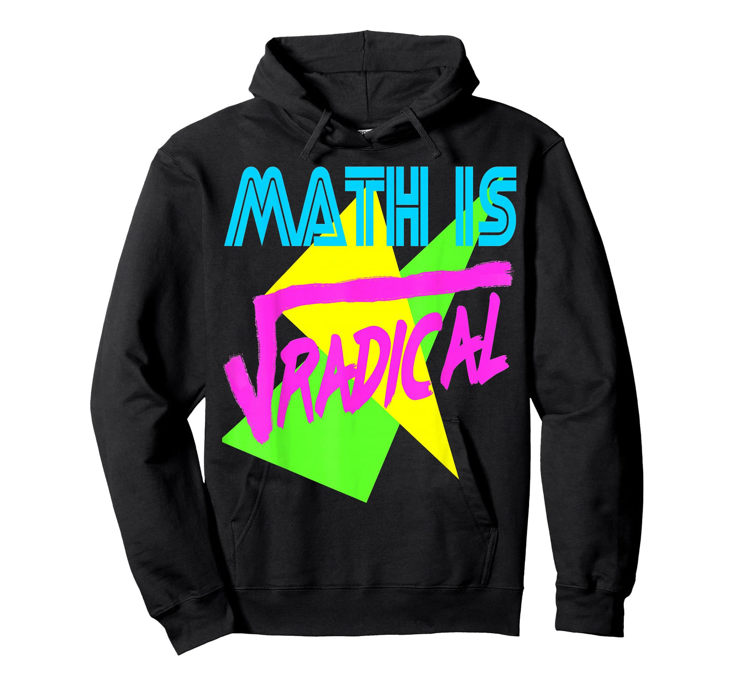 Funny Math Is Radical Retro 80s Vintage Algebra Teacher T-Shirt