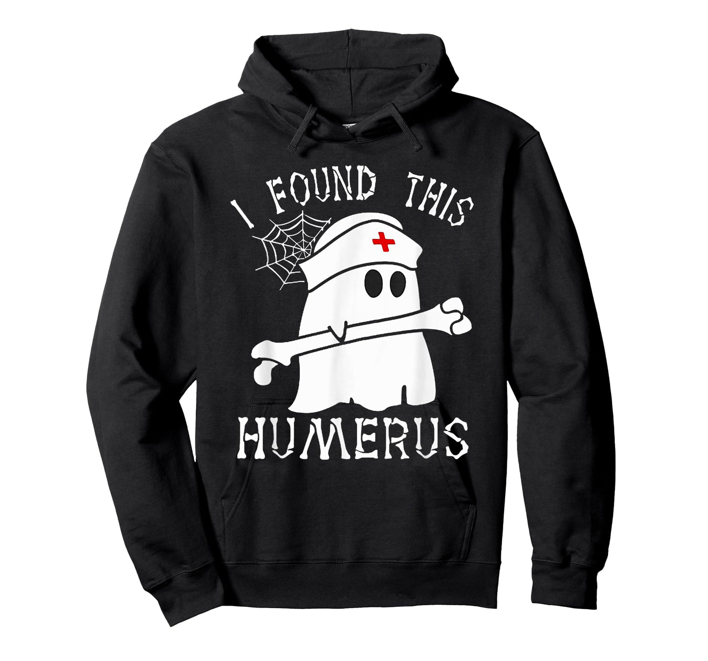 I Found This Humerus Funny Ghost Nurse Halloween T-Shirt