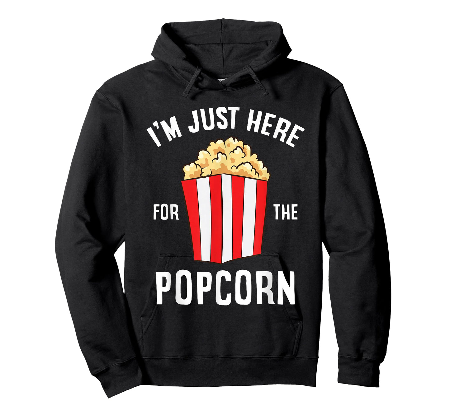 Just Here For The Popcorn Cinema Watching Movies Popcorn T-Shirt
