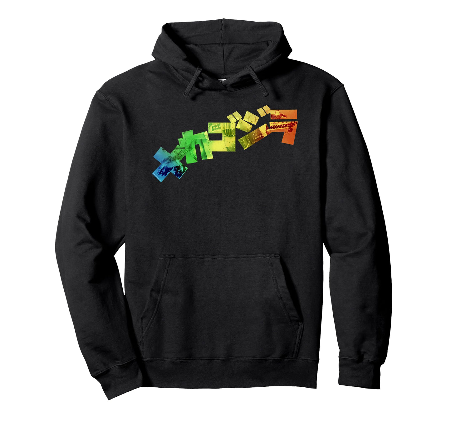 Godzilla Official Mechagodzilla Japanese Logo T-Shirt - Black, Unisex-Adult, Short Sleeve, Small