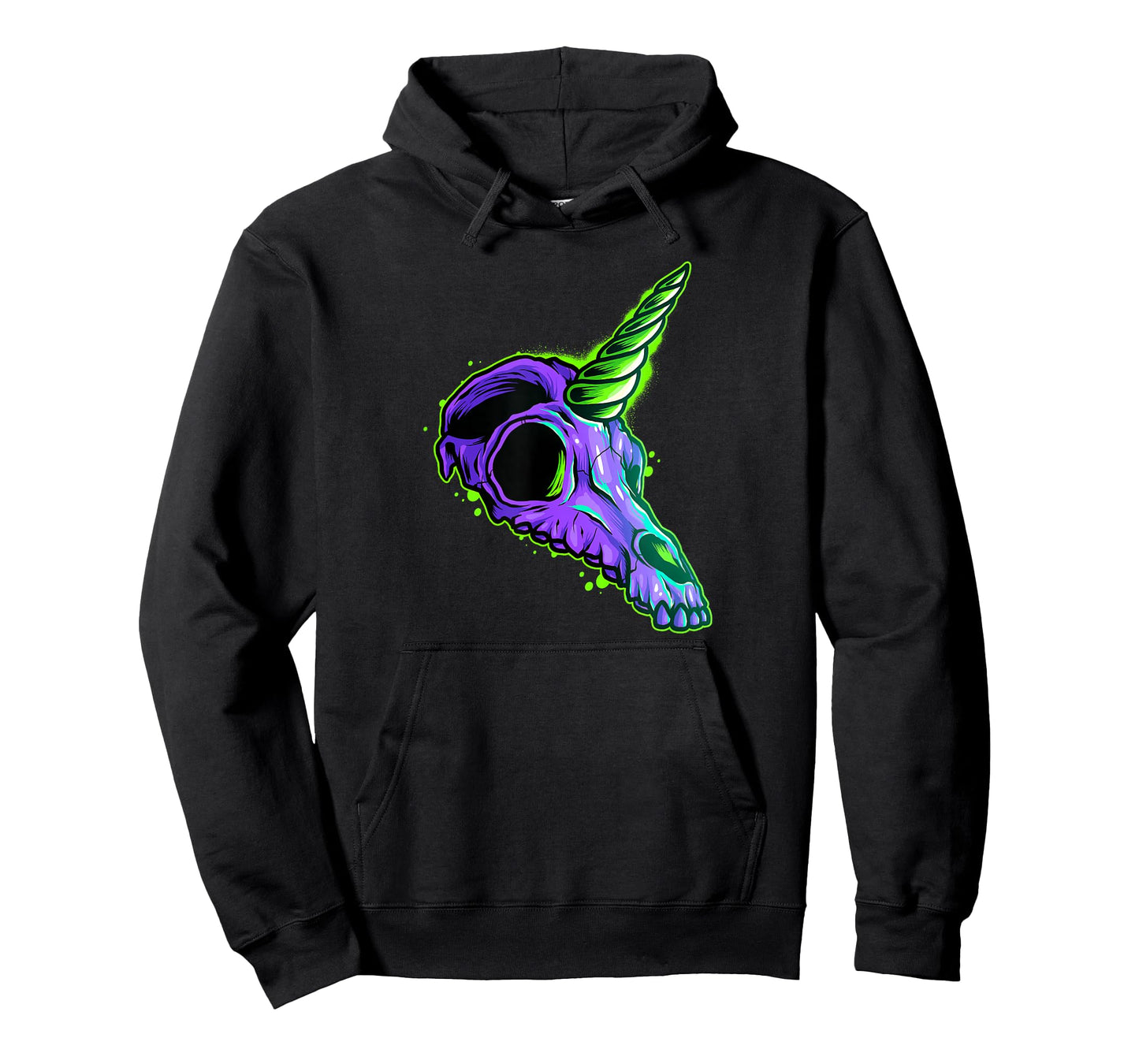 Unicorn Head Skull Punk Emo Magical Horse Unicorn Lover T-Shirt