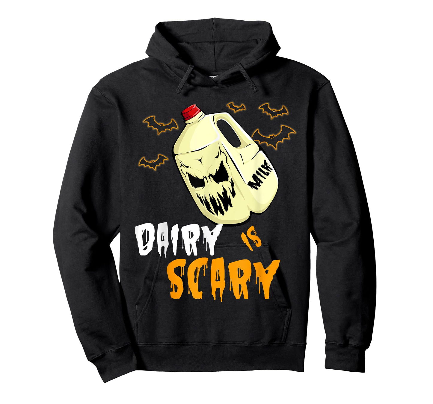 Funny Vegan Halloween Dairy Is Scary Veganism Gift T-Shirt