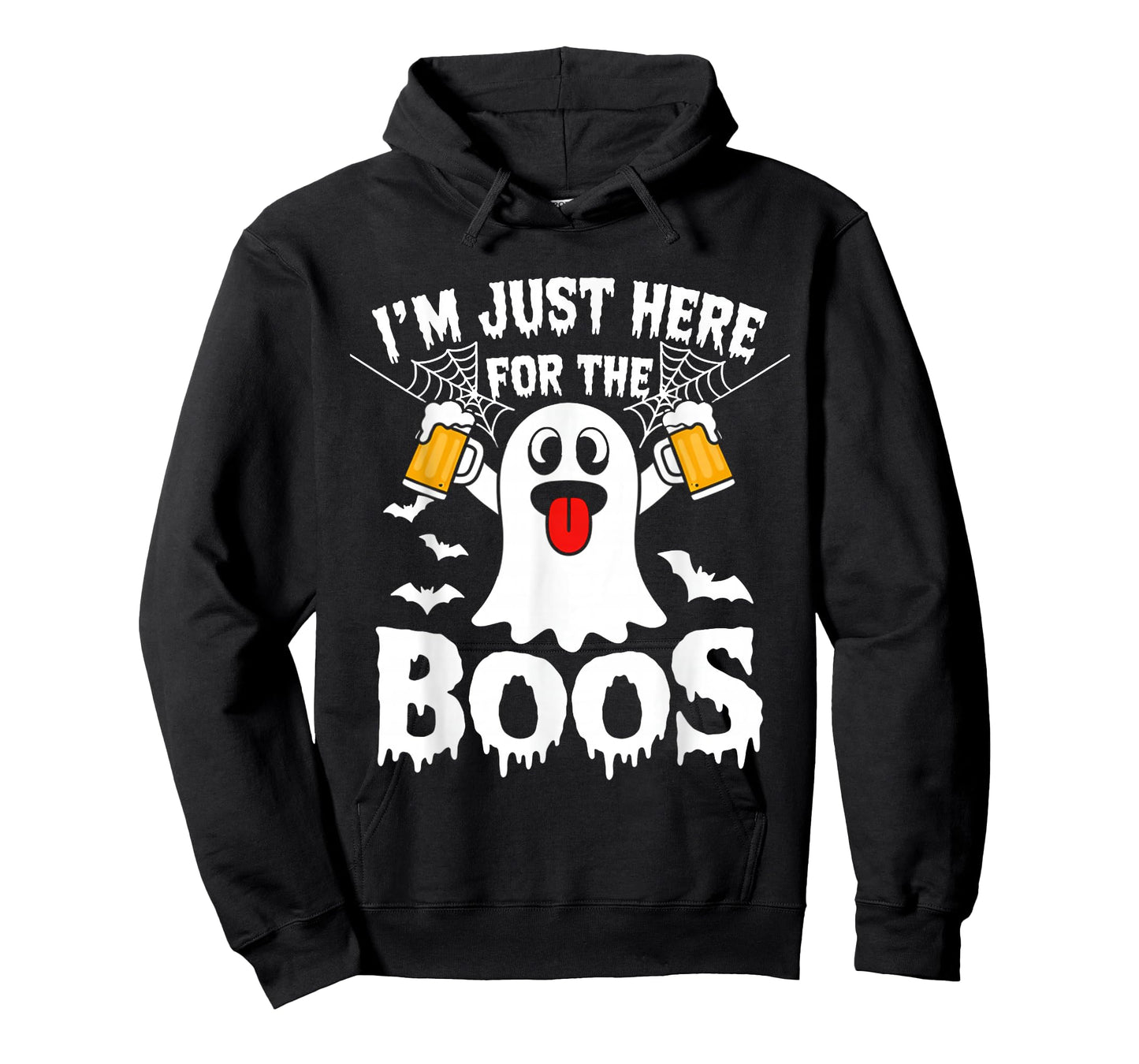 I'm Just Here for The Boos Funny Halloween Ghost Men Women T-Shirt