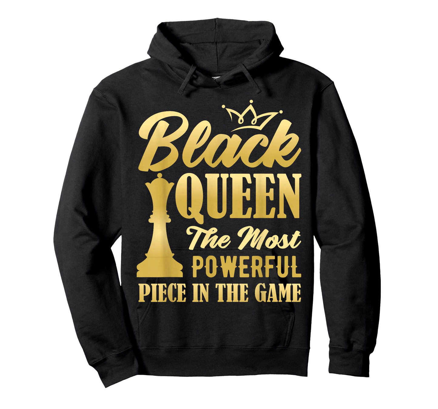 Black Queen The Most Powerful Piece in The Game Women Girl T-Shirt