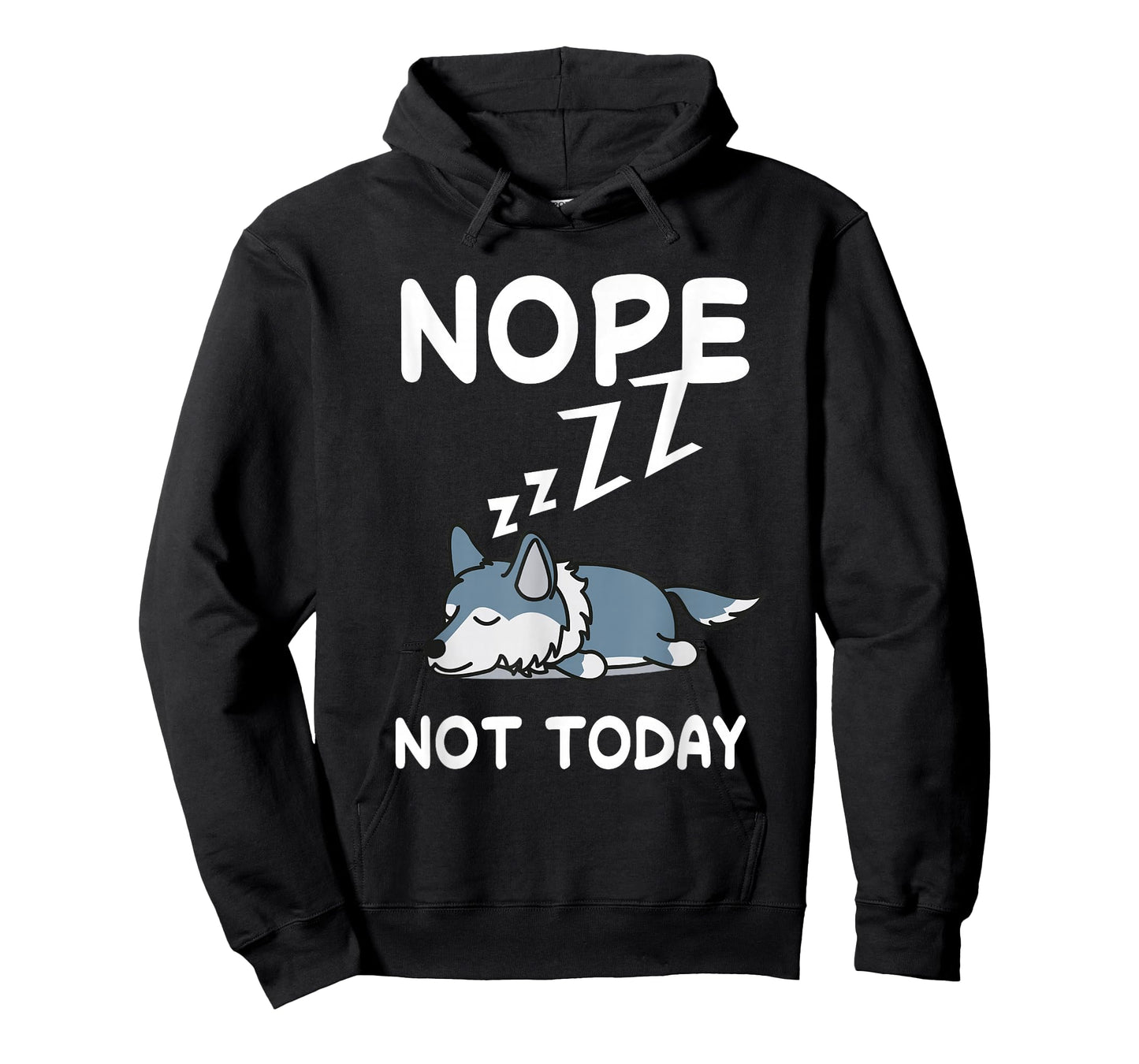 Nope Wolf Nap Sleeping Pajama Nightgown T-Shirt
