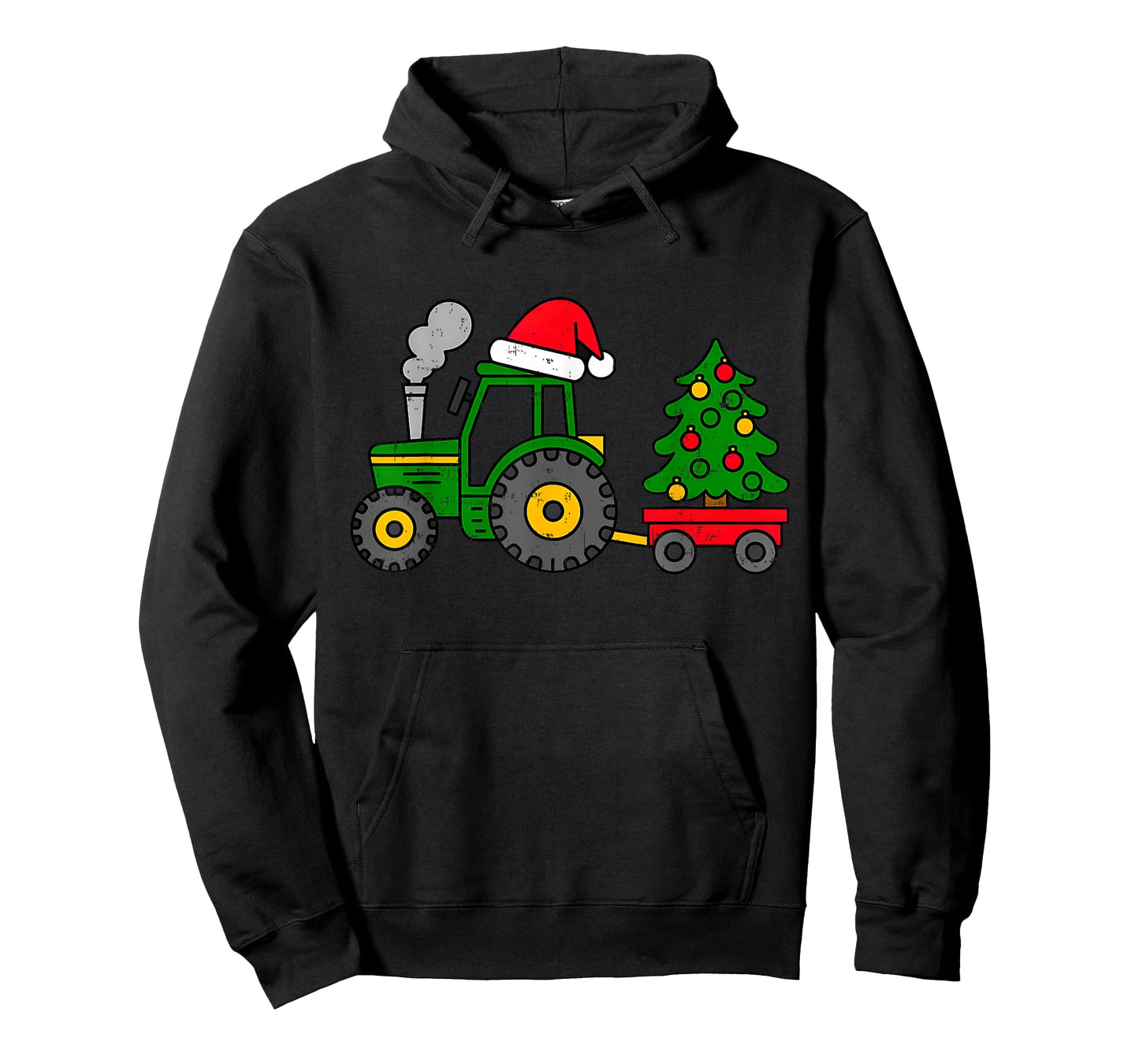 Farm Christmas Tractor Tree Xmas Truck Boys Kids Toddler T-Shirt