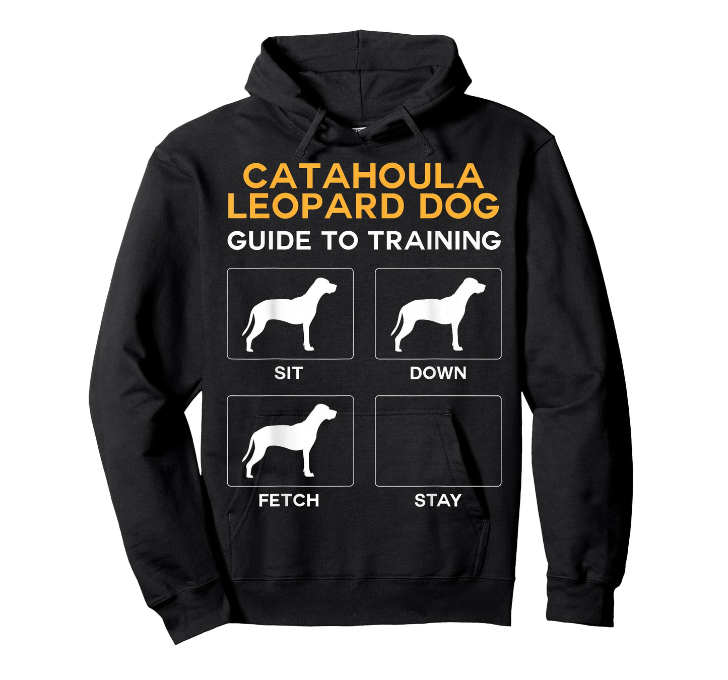 Check out my other Catahoula Leopard Dog T-shirts Unisex Adult Black Cartoon Leopard Dog Guide To Training Dog Obedience T-Shirt