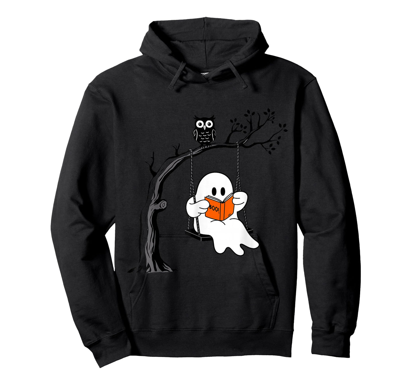 Halloween Ghost Swing Reading Vintage Costume Women Kids Men T-Shirt