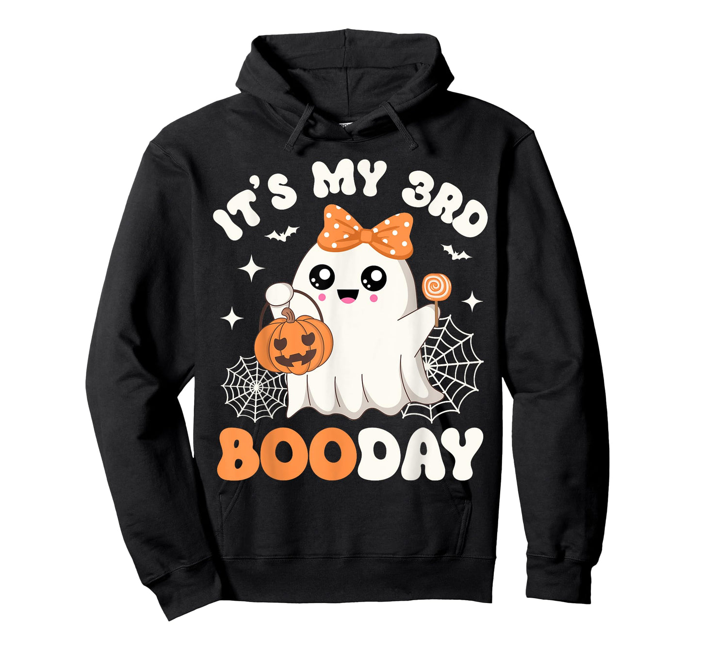 It's My 3rd Boo Day, Funny Halloween Ghost 3rd Birthday Girl T-Shirt