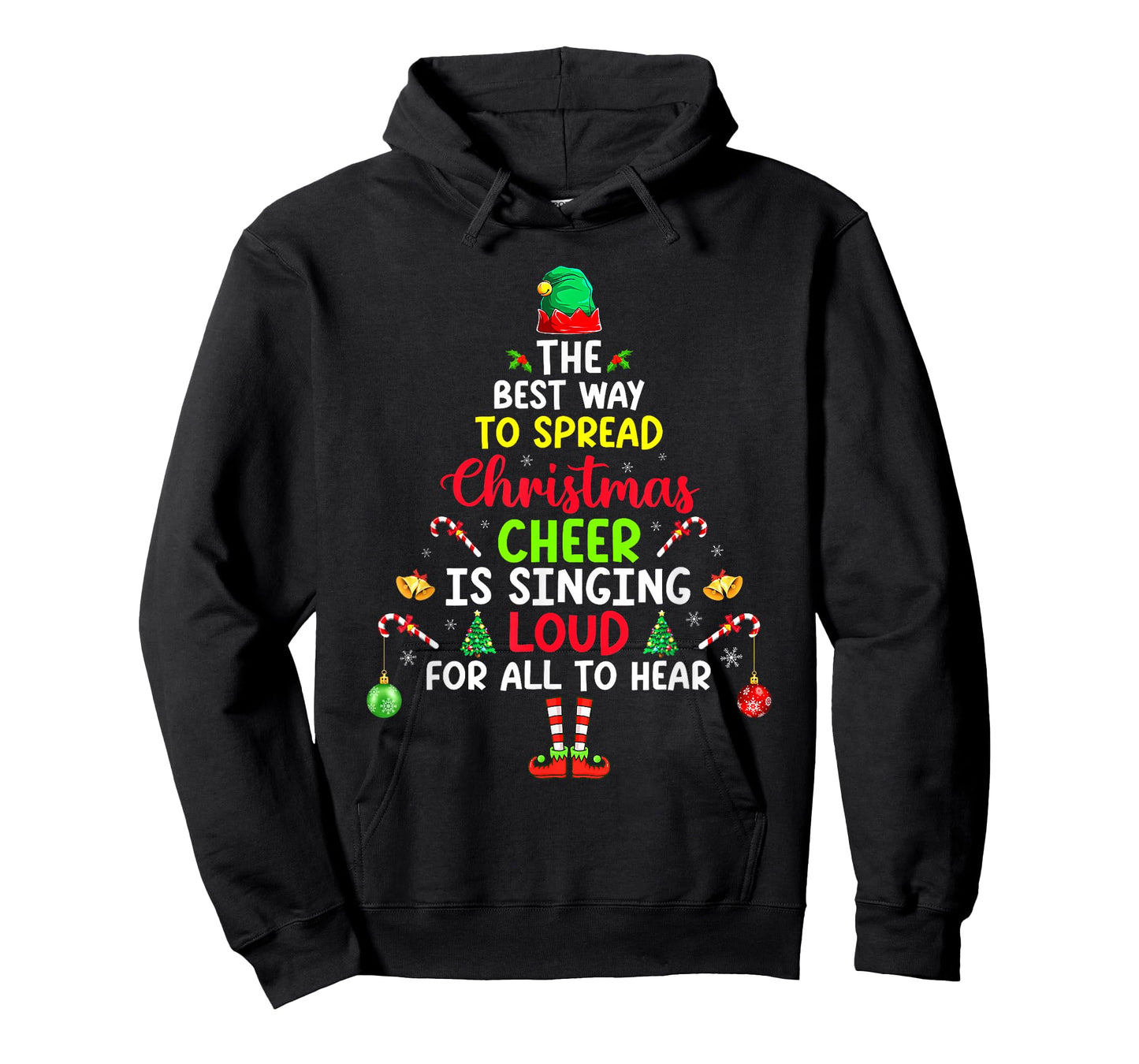 The Best Way to Spread Christmas Cheer is Singing Loud ELF T-Shirt