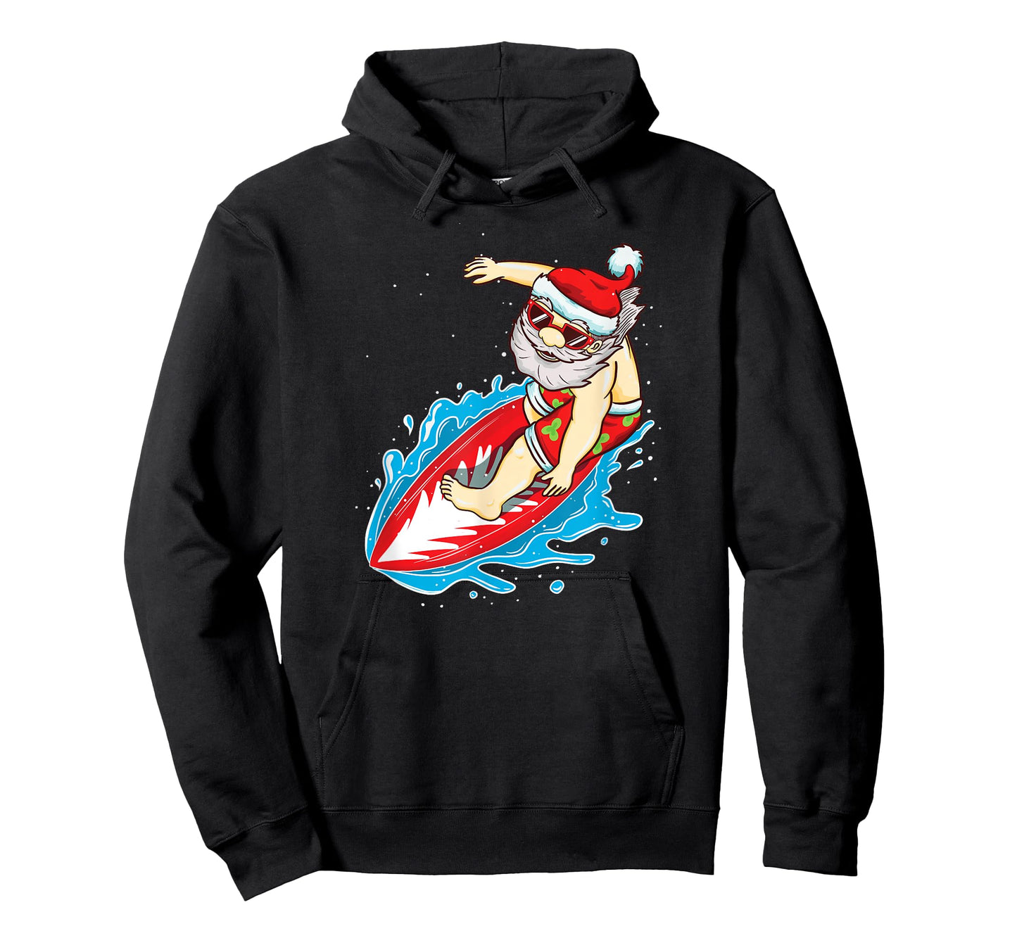 Santa Surfing Christmas in July Shirt T-Shirt