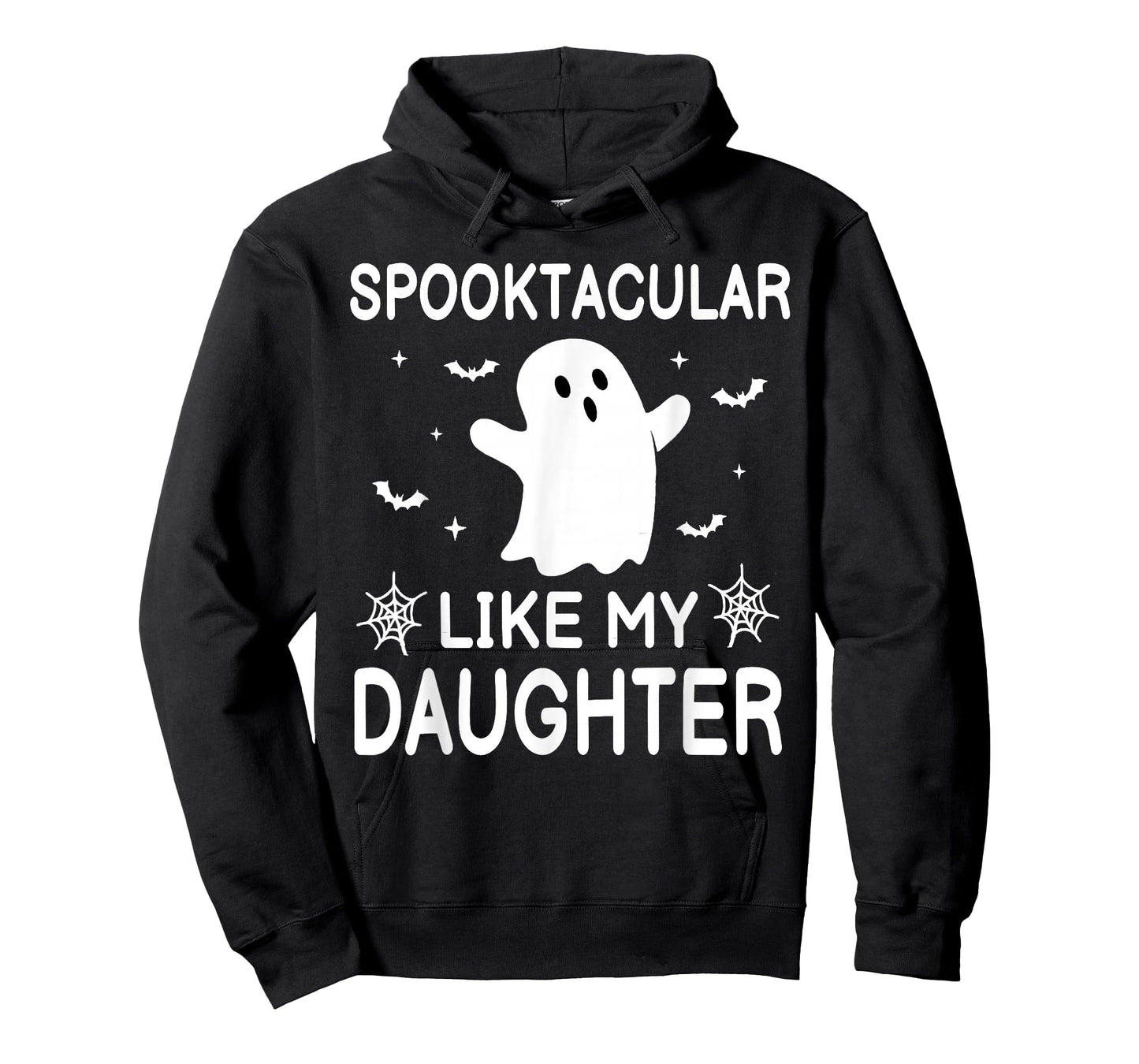 Spooktacular Like My Daughter Funny Halloween Dad Mom Ghost T-Shirt