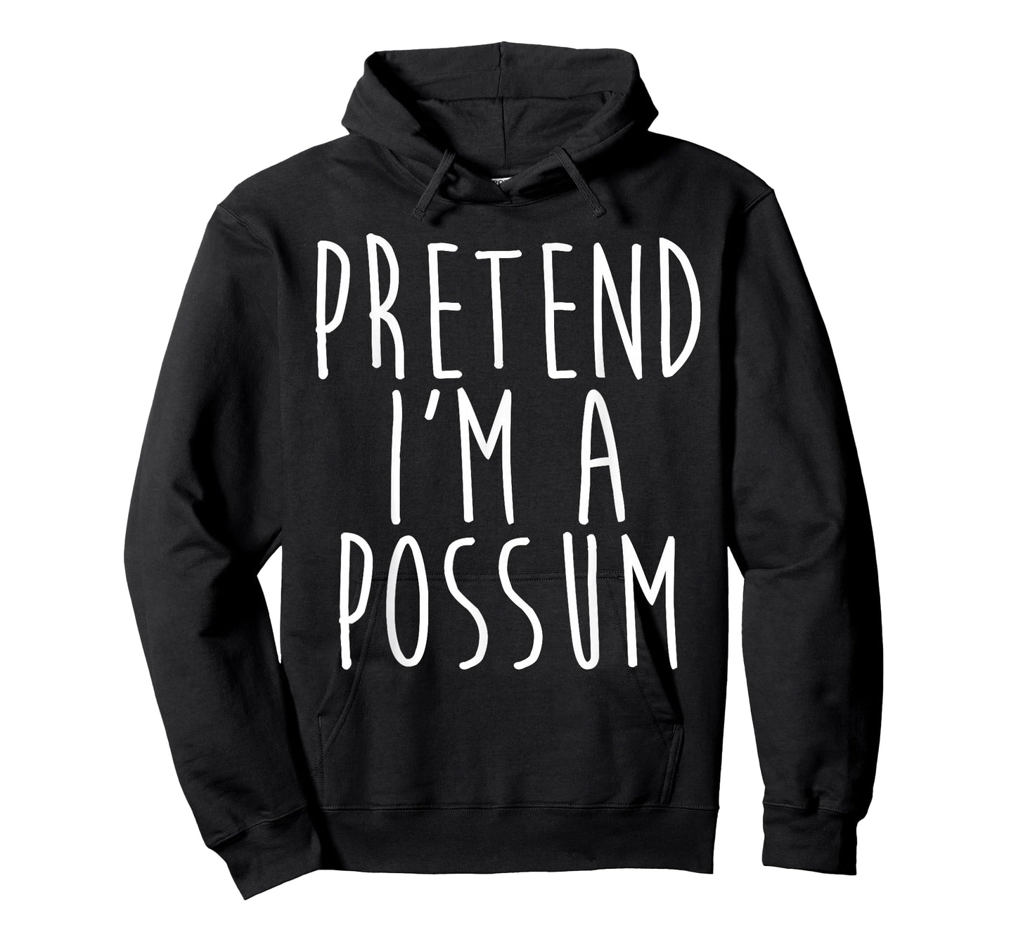 Pretend I'm A Possum Family Lazy Costume Halloween Party T-Shirt